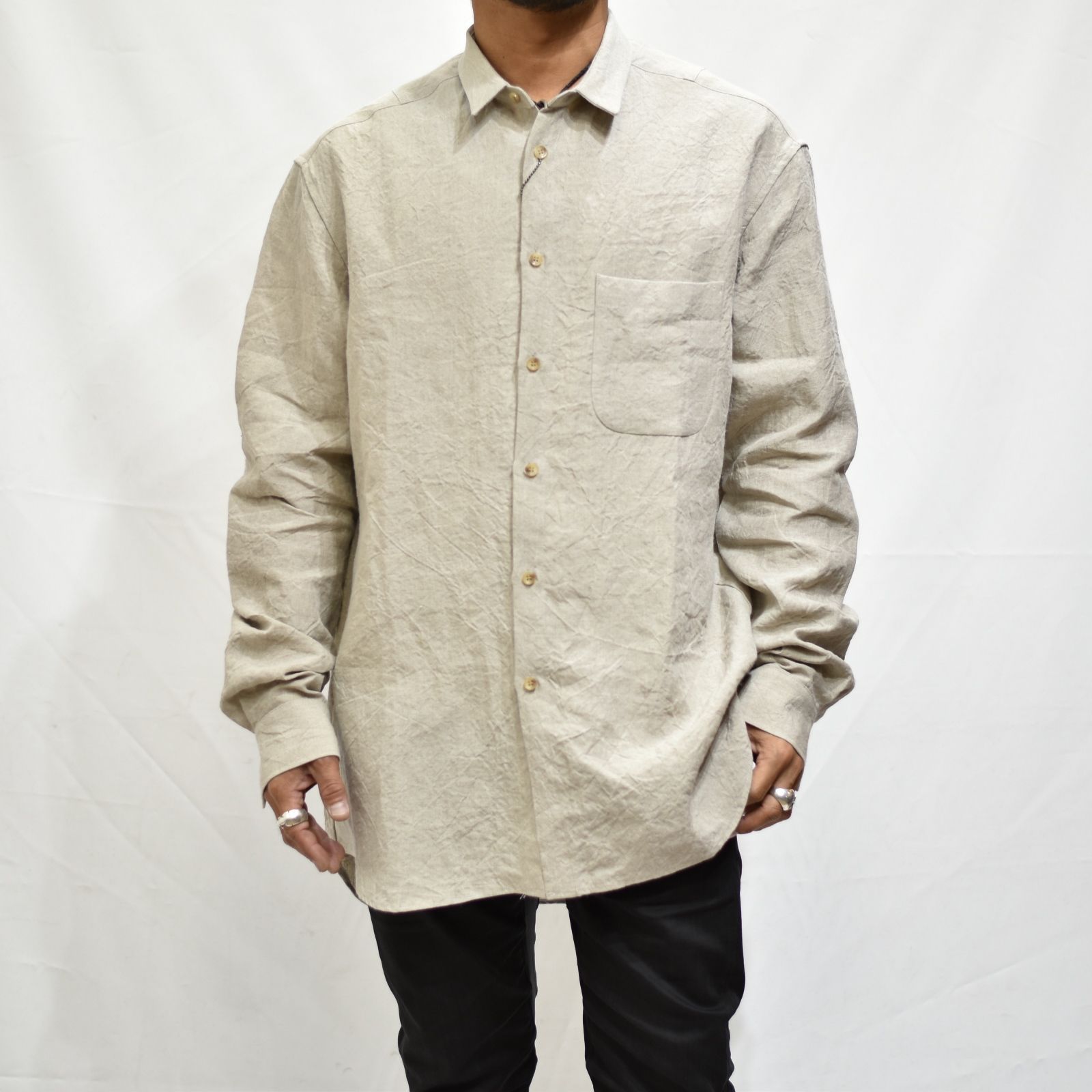 ISAMU KATAYAMA BACKLASH - リネン シャツ | chord online store