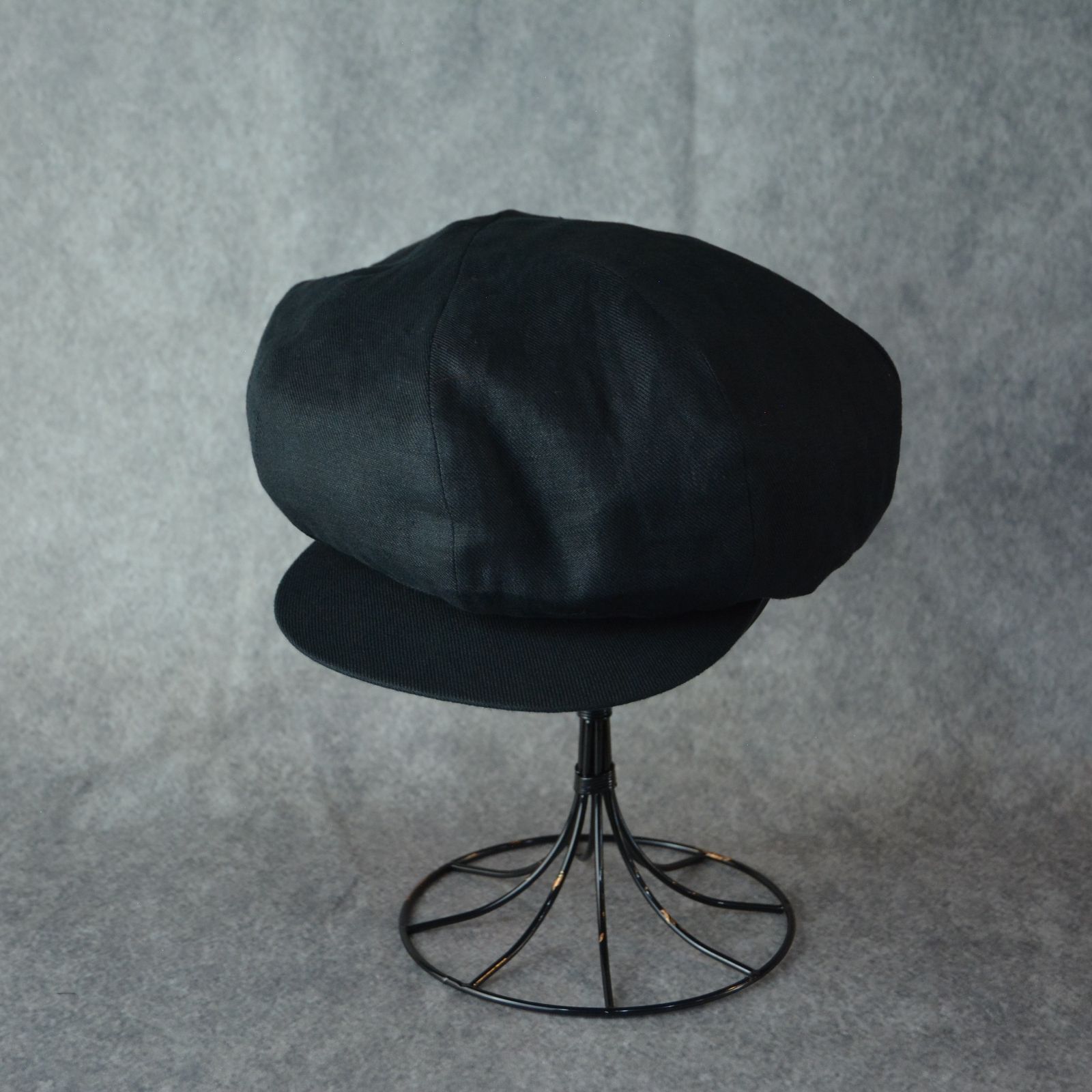 yohji yamamoto - TWILL CASQUETTE （BLACK） / ツイル キャスケット