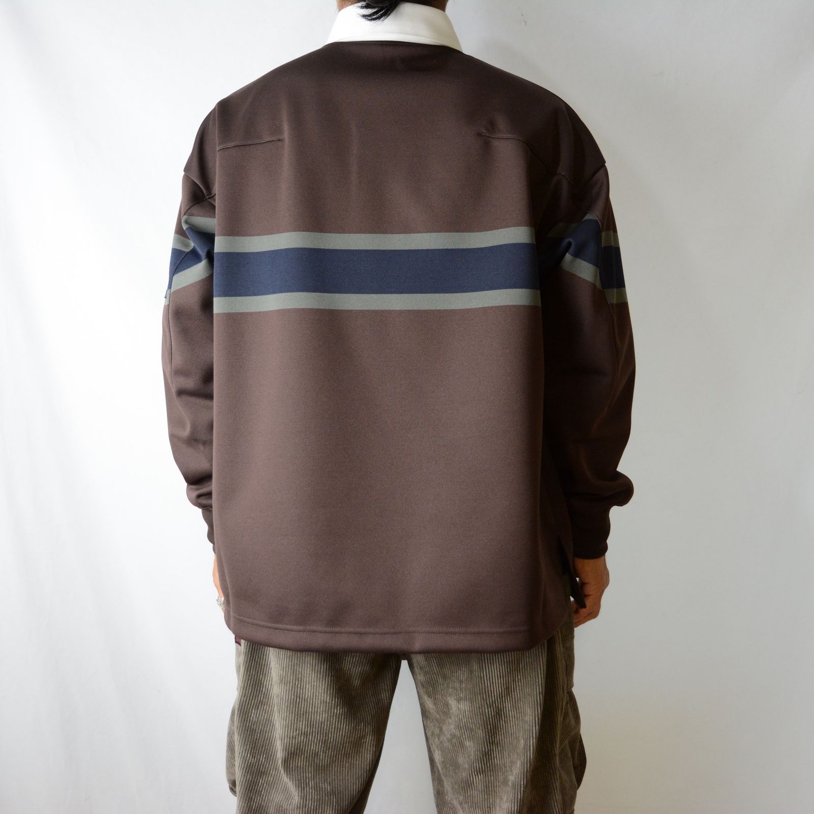 N.HOOLYWOOD - LAGER SHIRT （BROWN） / ラガーシャツ （ブラウン