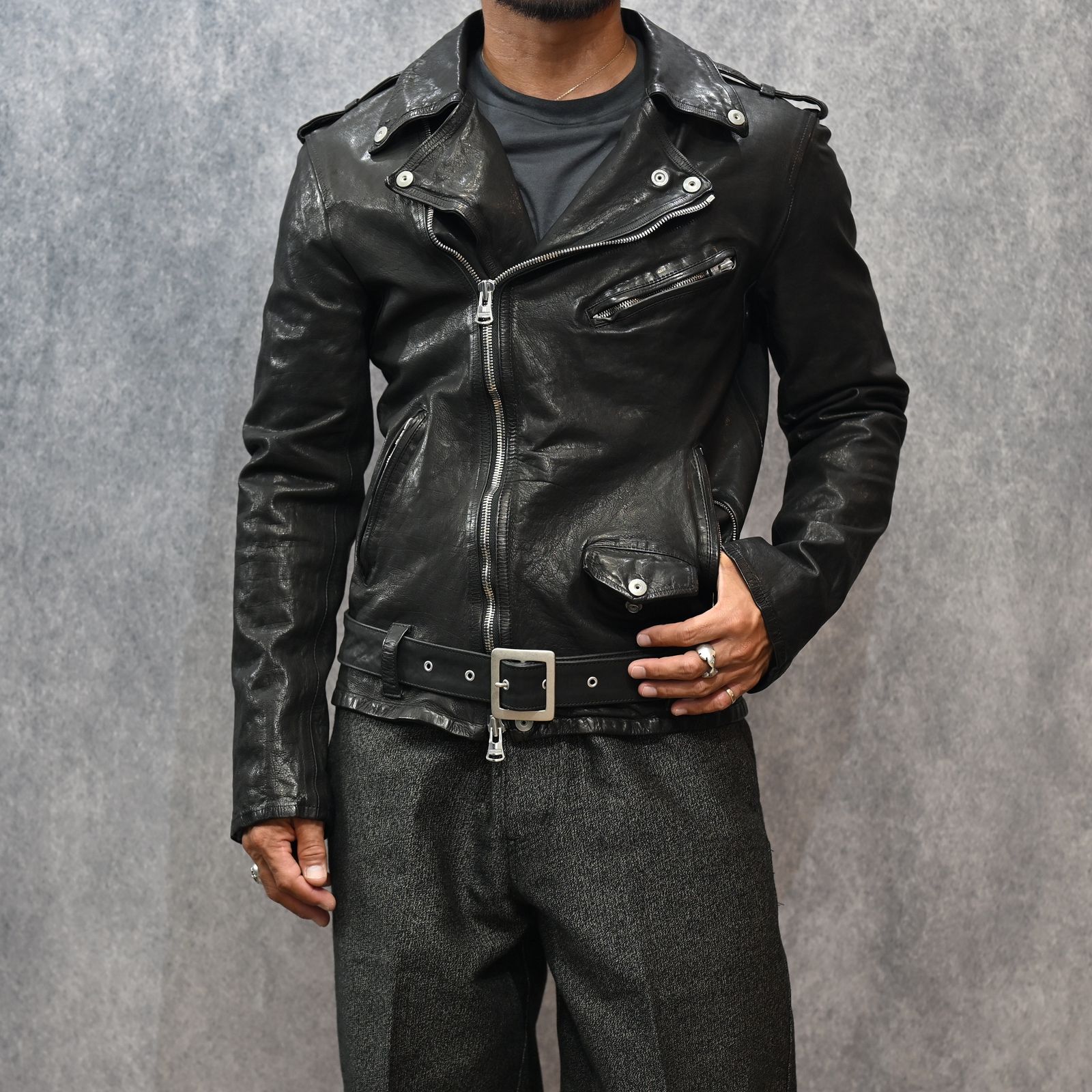 BACKLASH バックラッシュ M65 レザー 中古 バックラッシュ