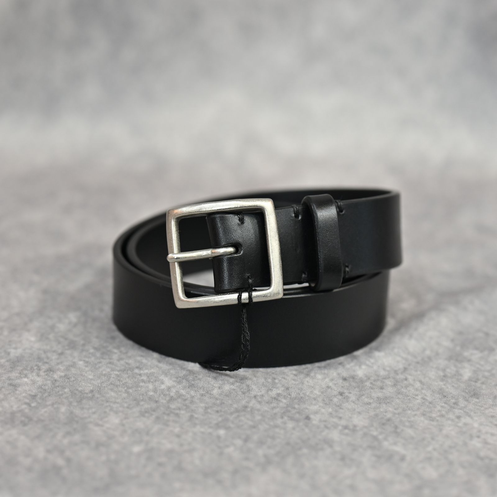 MINEDENIM - Leather Officer Belt （BLK） / レザー ベルト