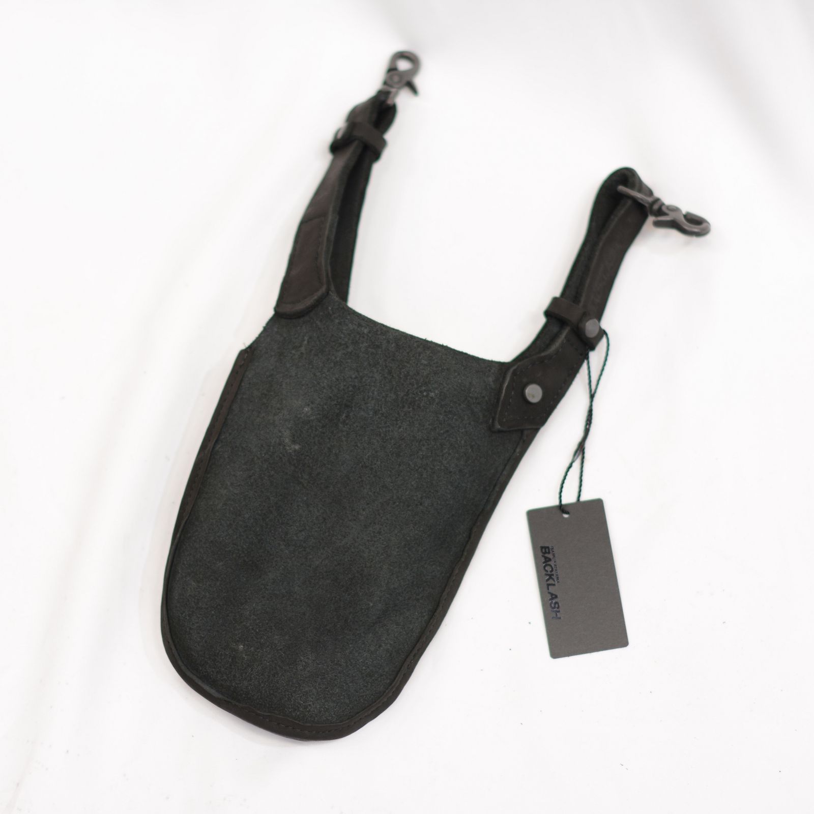 ISAMU KATAYAMA BACKLASH - ダブルショルダーレザー製品染め ウエスト