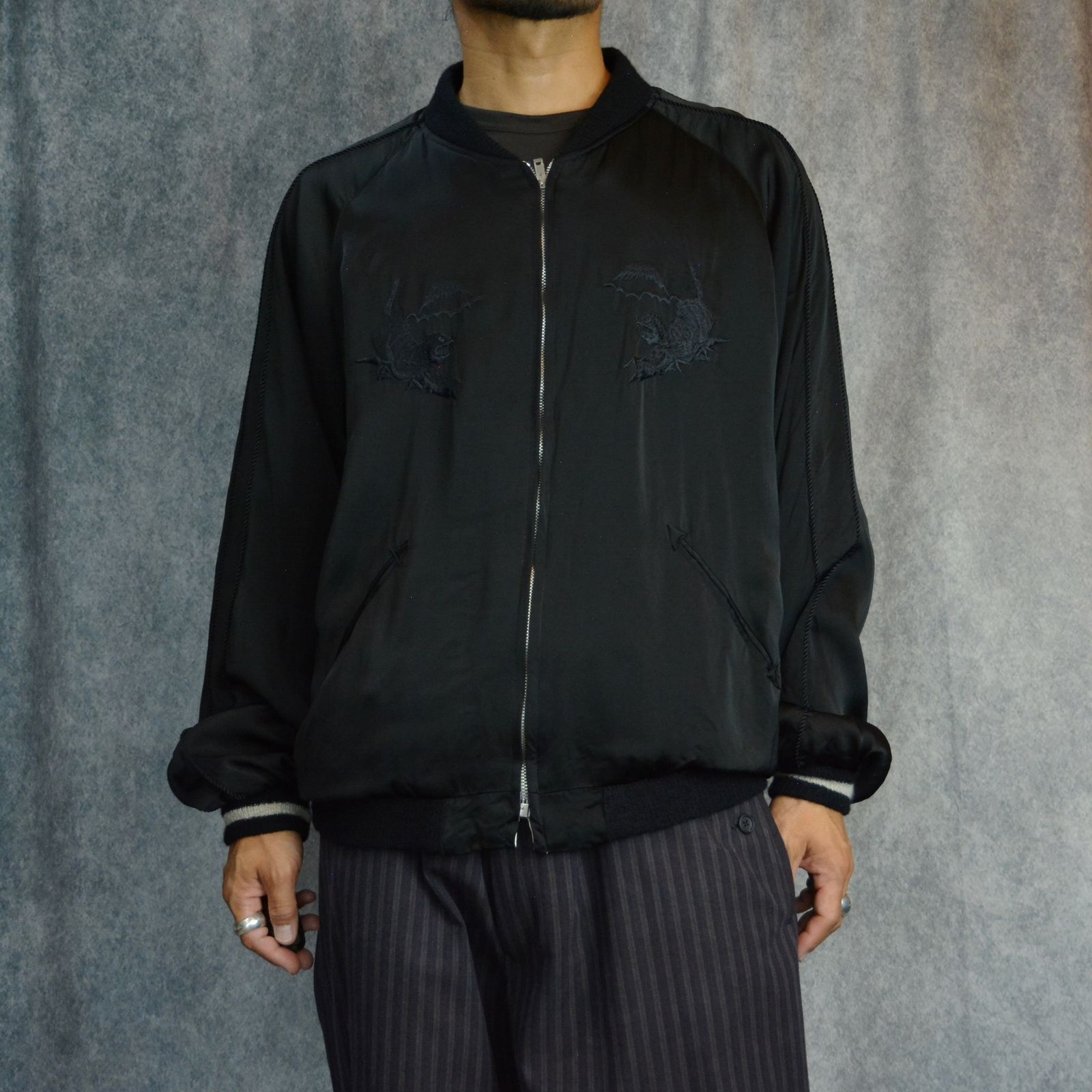 Y's - Y's REVERSIBLE JACKET （BLACK） / リバーシブル スカジャン