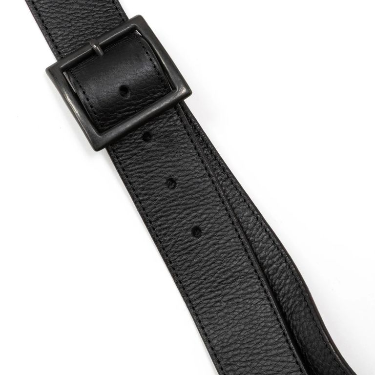 CALEE - STUDS LEATHER SHOULDER POUCH BAG (BLACK)｜スタッズ レザー