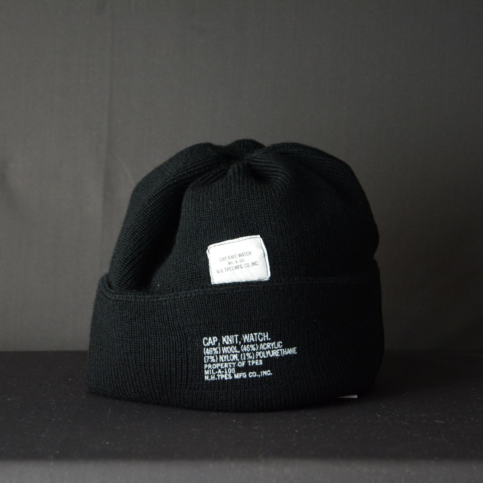 N.HOOLYWOOD - BEANIE （BLACK） / ニット帽 ビーニー （ブラック