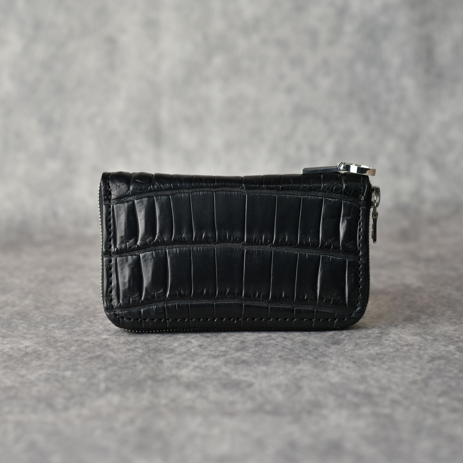 ISAMU KATAYAMA BACKLASH - クロコ 墨染め+イタリアンバケッタ ミニ