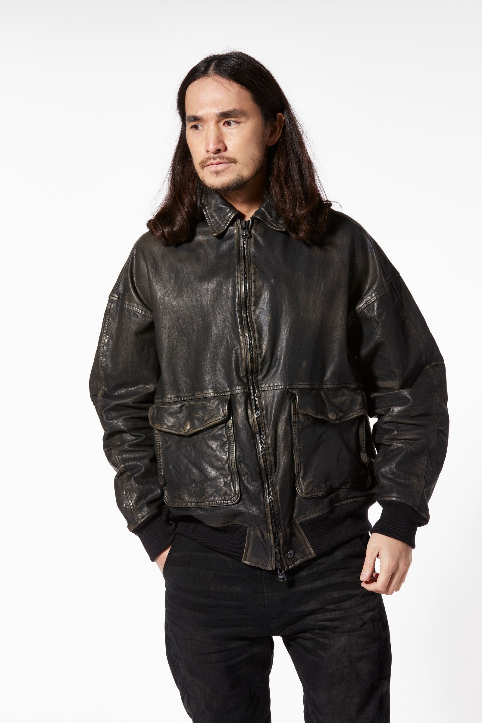 ISAMU KATAYAMA BACKLASH - ジャパンステアー ミモザ製品染め USED加工