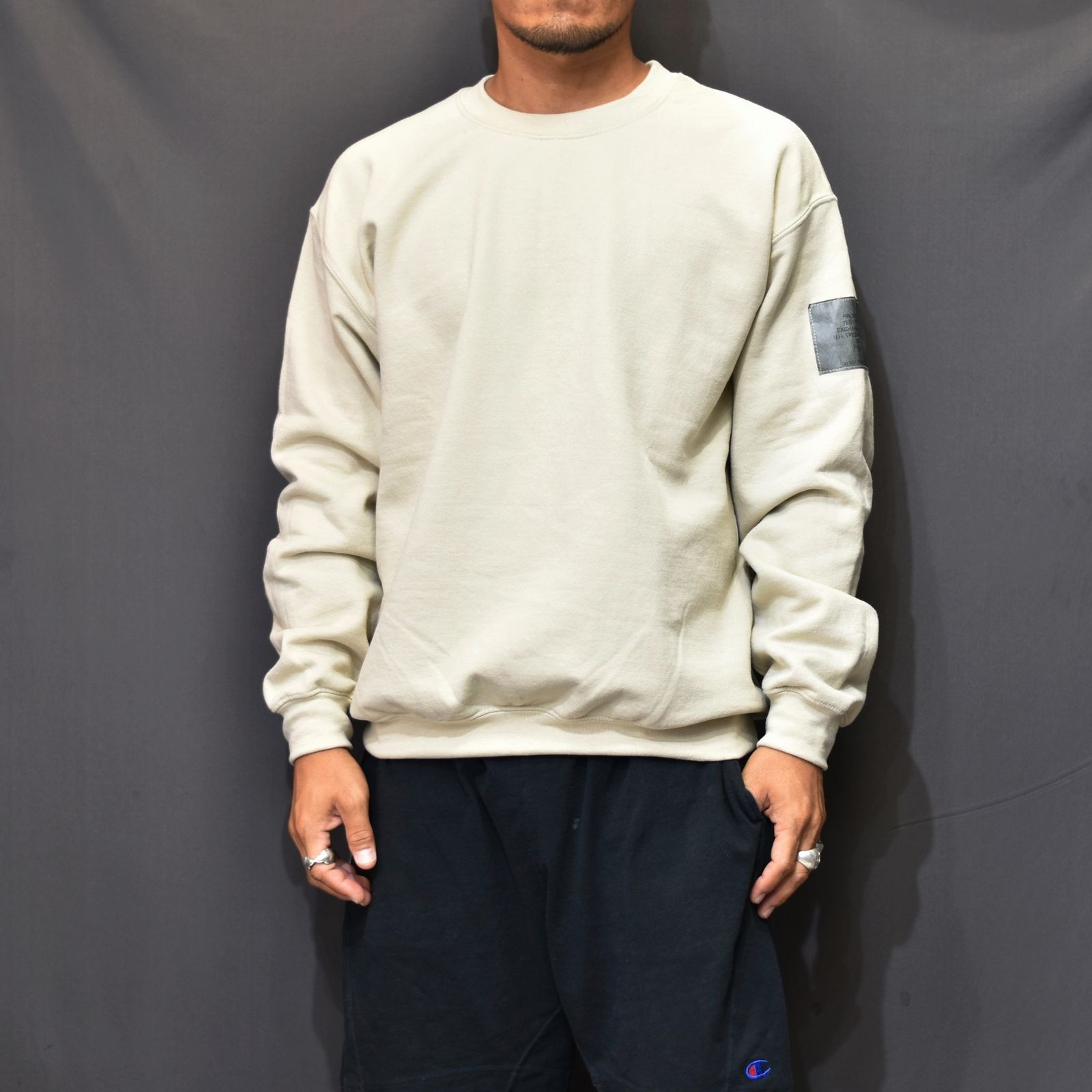 N.HOOLYWOOD - CREWNECK SWEARTSHIRT （BEIGE）裏毛トレーナー | chord