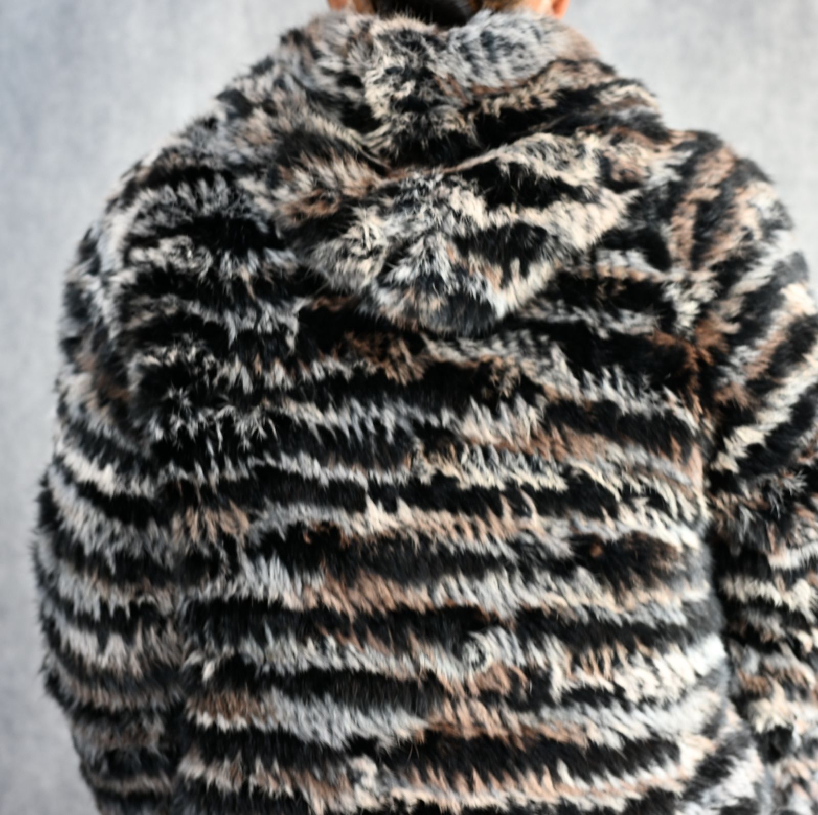 ISAMU KATAYAMA BACKLASH - ラビットファー ストレッチニット （MIX