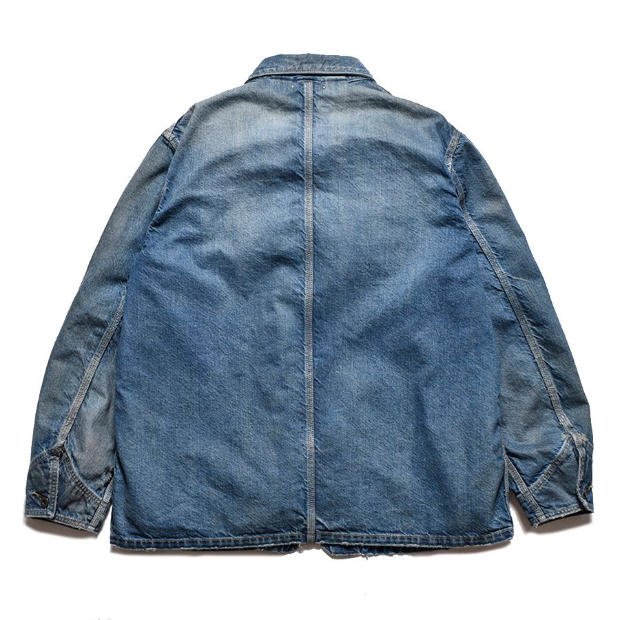 MINEDENIM - G.Nep Denim Liner Coverall JKT （USED） / グレーネップ