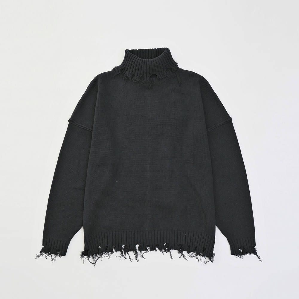 VICTIM - DAMEGE TURTLE KNIT / ダメージ タートルニット / VTM-20-N