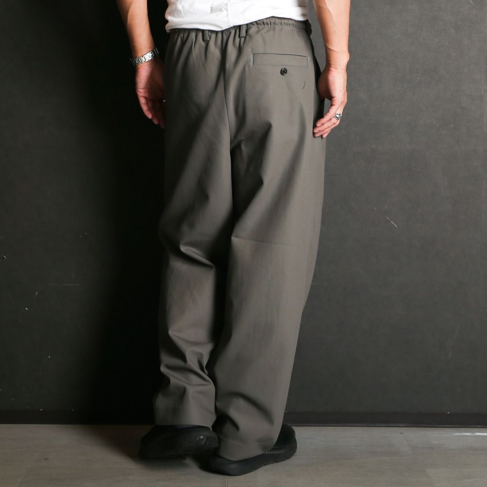markaware 23AW ウールサバイバルクロスダブルプリーテッド MARKAWARE