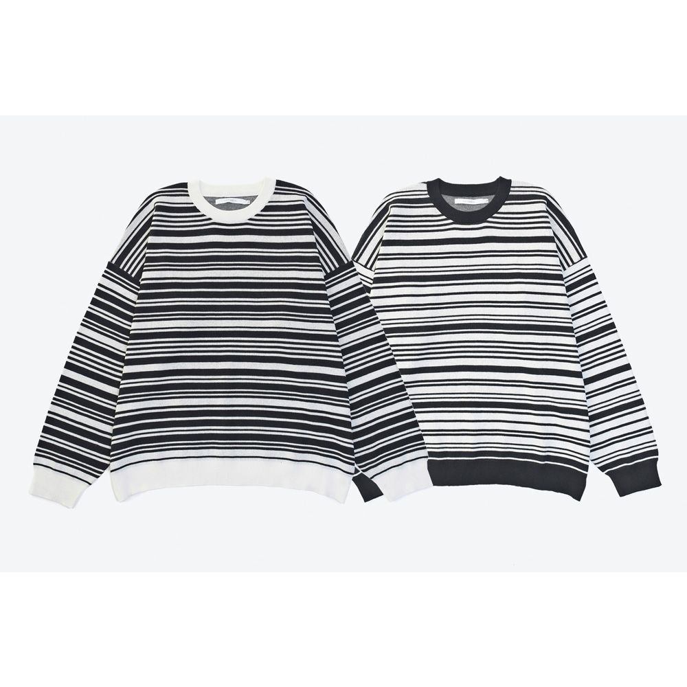 VICTIM - BIG BORDER KNIT / ボーダー ニット / VTM-23-N-017