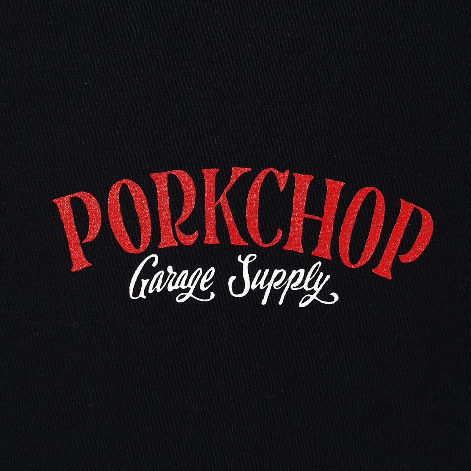 PORKCHOP - PORK BACK TEE - BLACK / ショートスリーブTシャツ
