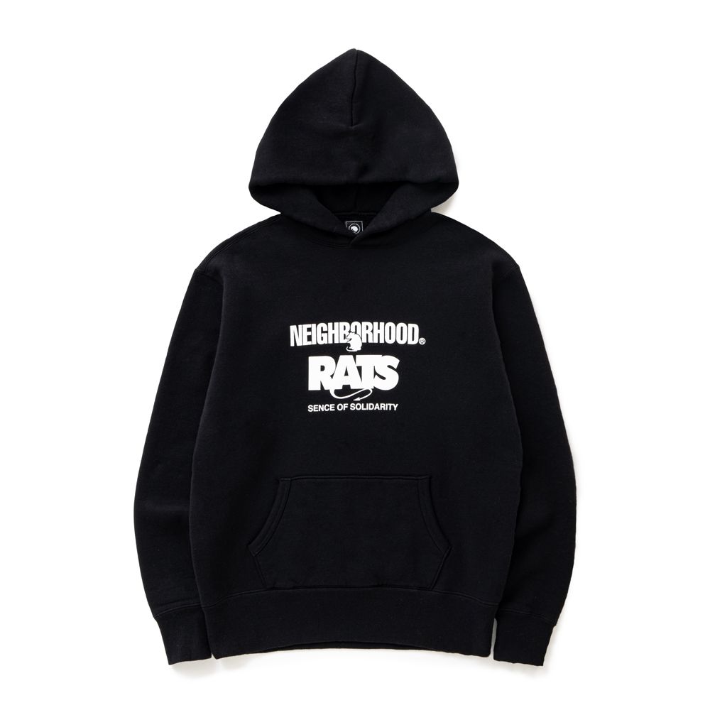 RATS - 20th RATS × NEIGHBORHOOD / HOODIE - BLACK / プルオーバー