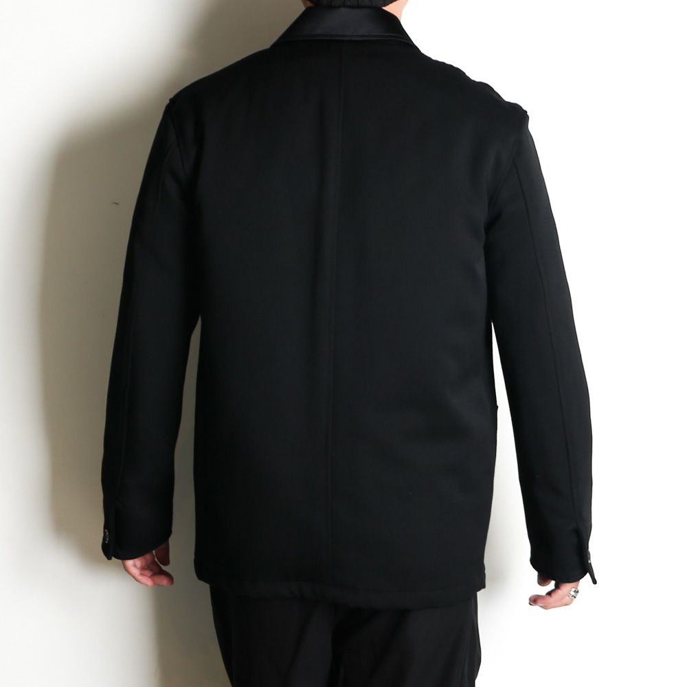 MARKAWARE - TUXEDO COVERALL - BLACK / ポロワース タキシードクロス