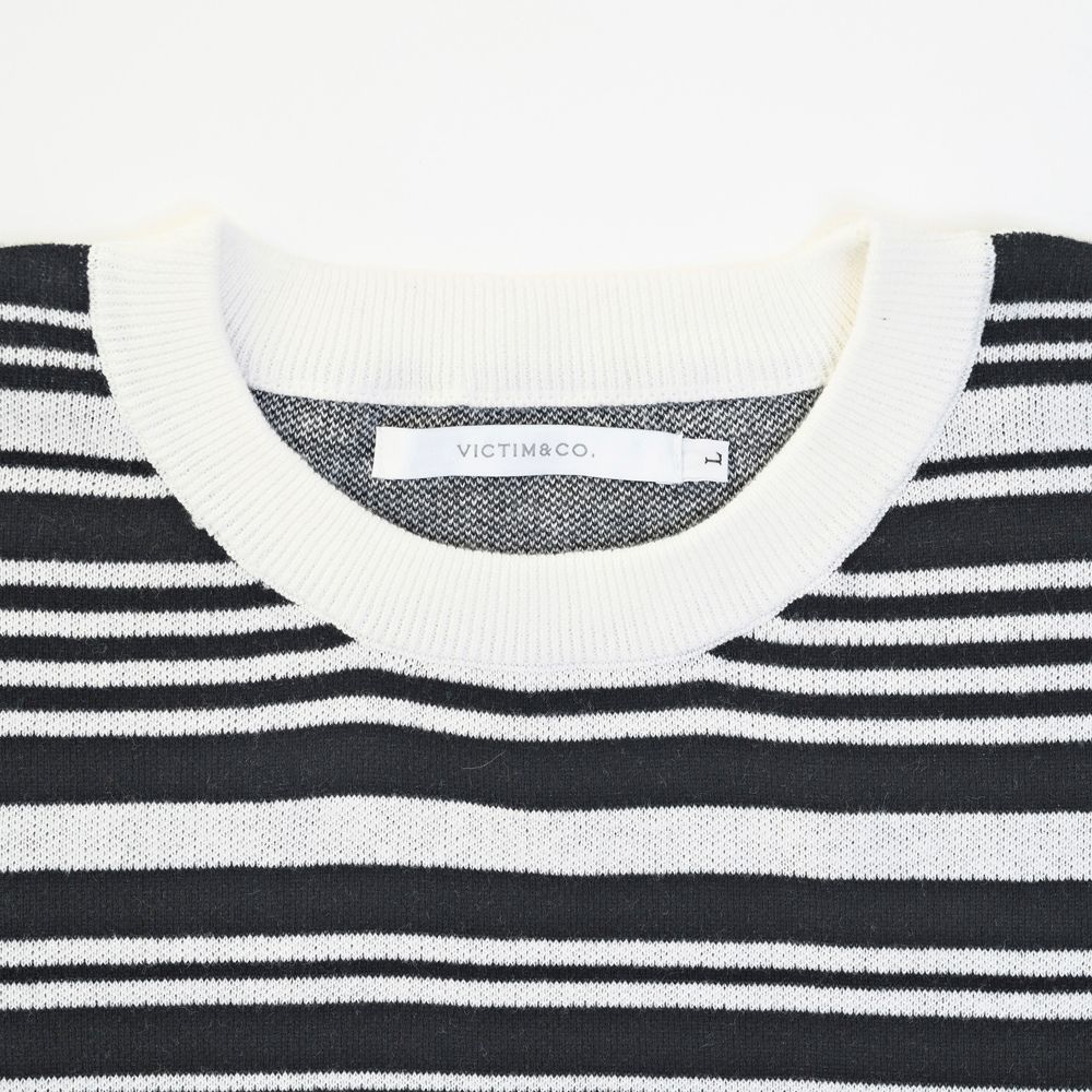 VICTIM - BIG BORDER KNIT / ボーダー ニット / VTM-23-N-017