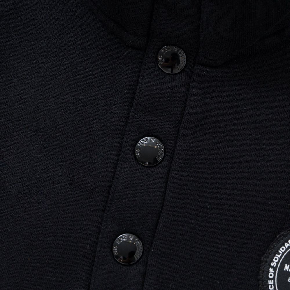 RATS - STAND COLLER SWEAT - BLACK / スタンドカラー スウェット