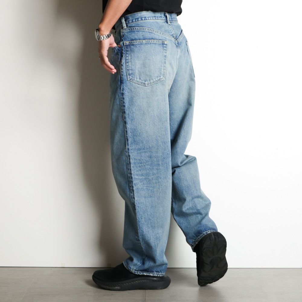 marka - 【ラスト1点-サイズ2】 COCOON FIT JEANS - USED WASHED