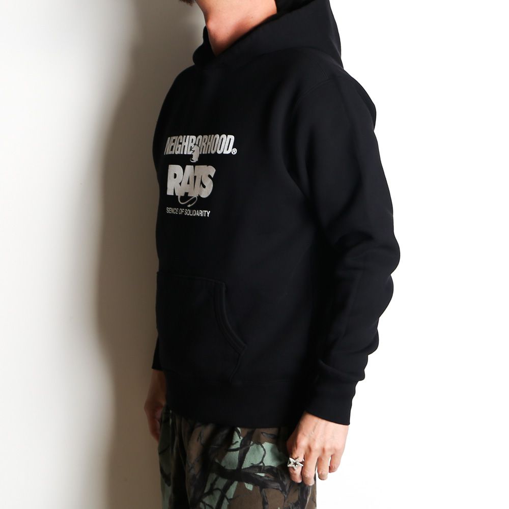 RATS - 20th RATS × NEIGHBORHOOD / HOODIE - BLACK / プルオーバー