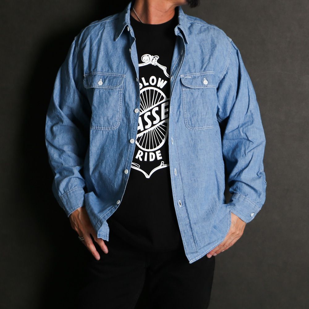 MASSES - CHAMBRAY SHIRT / シャンブレーシャツ / 1251033 | chemical
