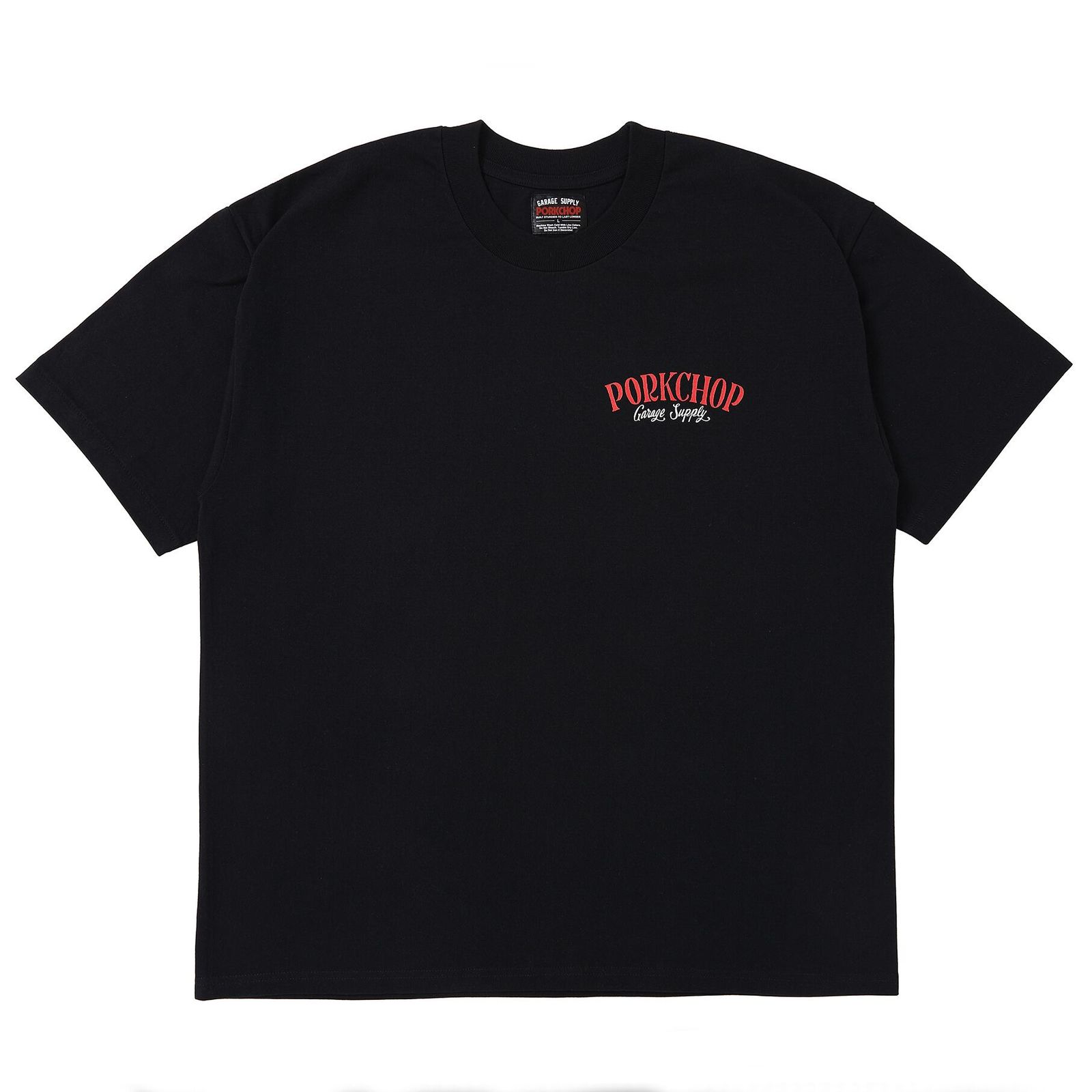 PORKCHOP - PORK BACK TEE - BLACK / ショートスリーブTシャツ