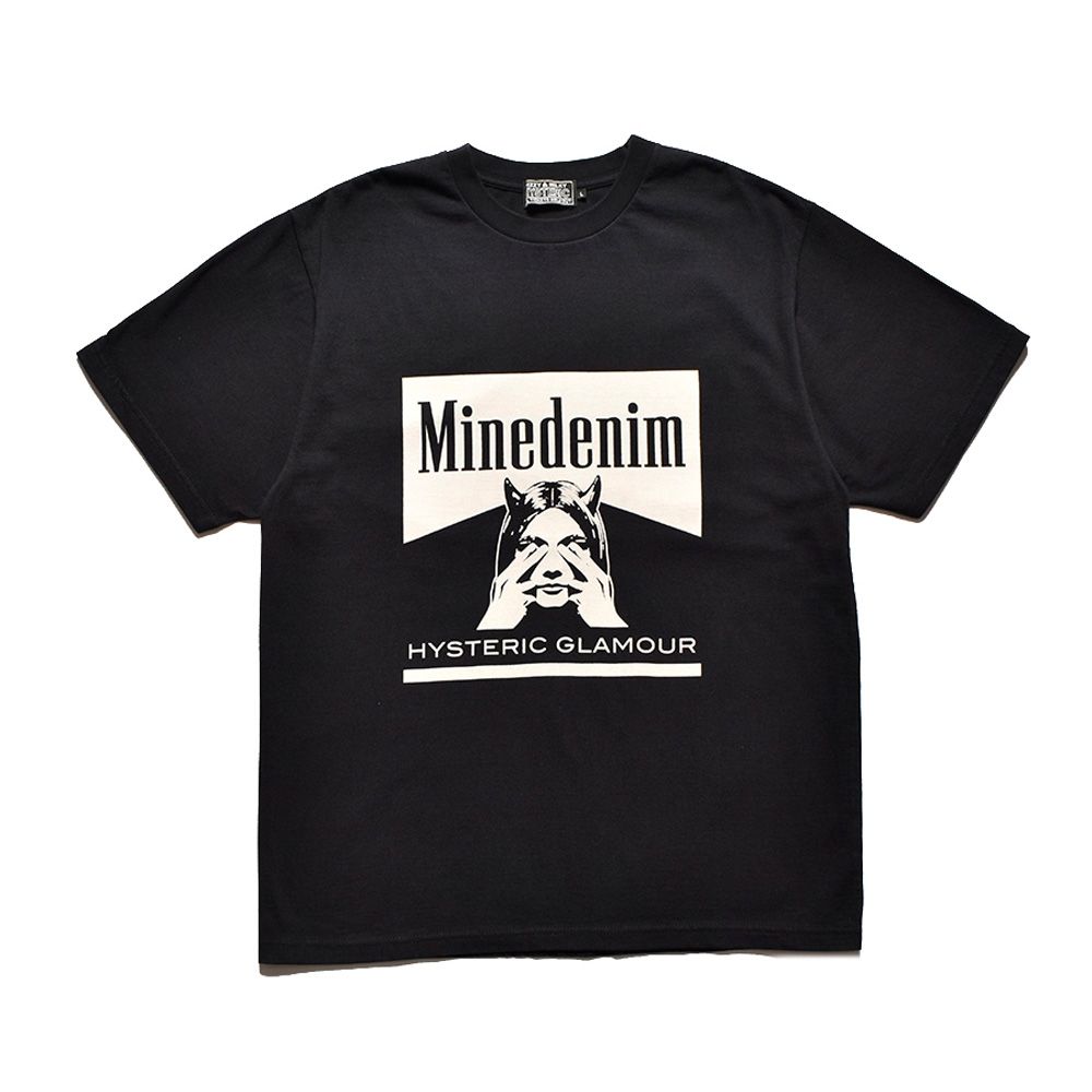 MINEDENIM - HYSTERIC GLAMOUR × MINEDENIM / Graphic T-Shirts - BLK
