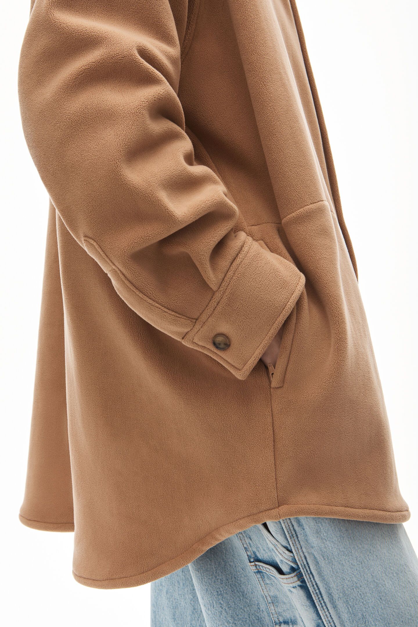 alexander wang - ラスト1点 / MID LENGTH SHIRT JACKET WITH FLAG TAG