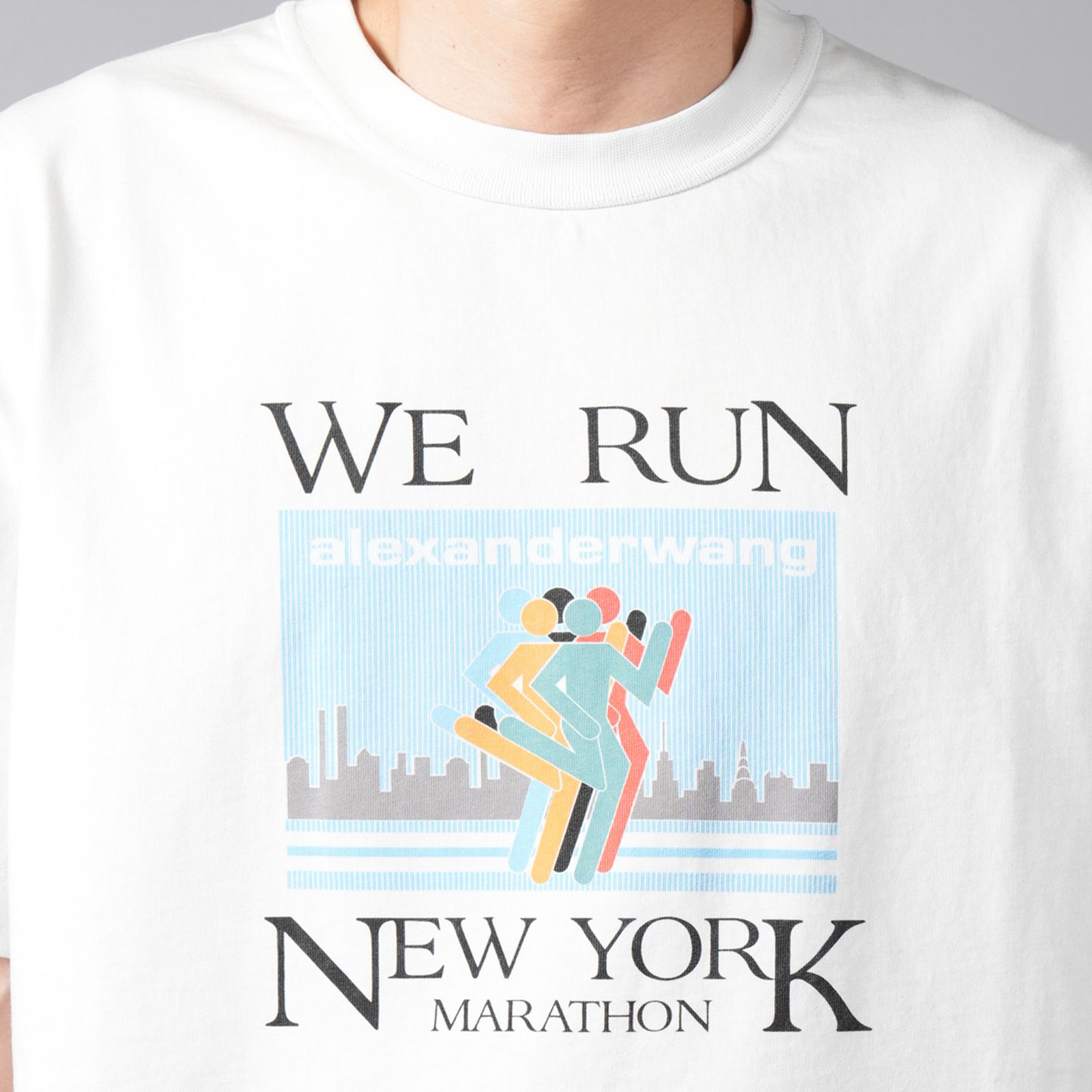 alexander wang - 【残りわずか】 SHORT SLEEVE TEE WITH MARATHON