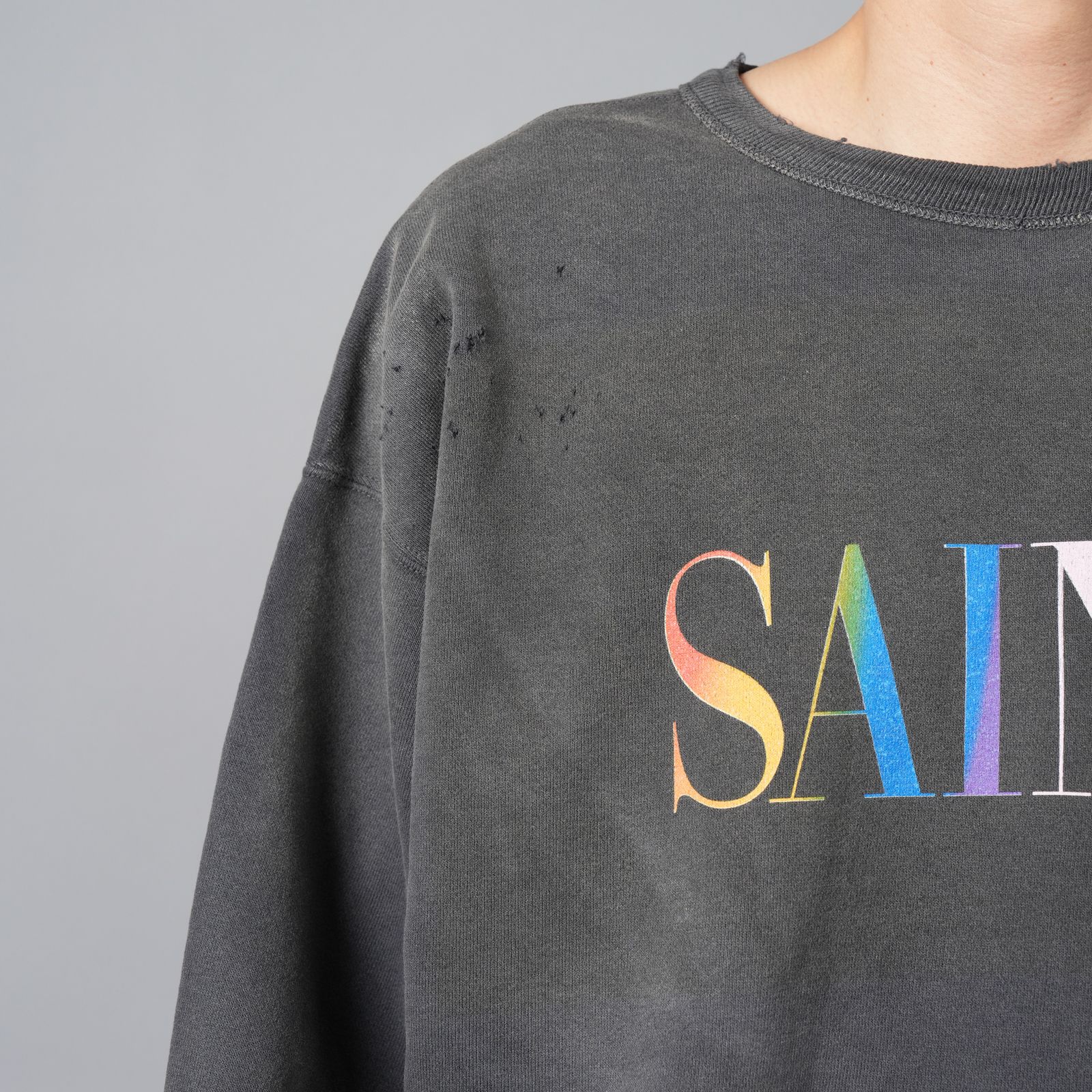 SAINT M×××××× - 【ラスト1点】SM-YS1-0000-030 / CREW SWT / RAINBOW