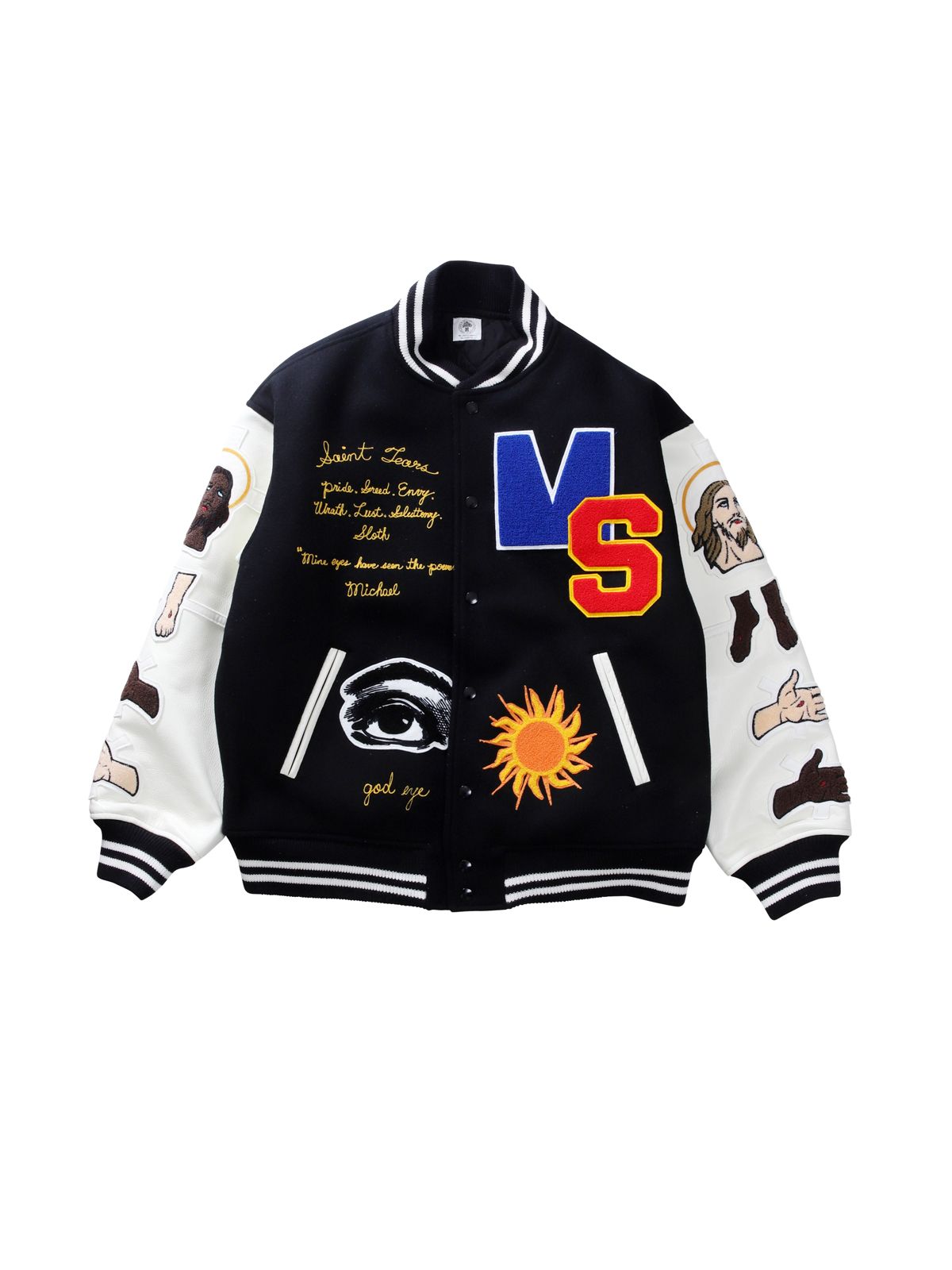 SAINT M×××××× - ラスト1点 / SM x DENIM TEARS / STUDIUM JACKET