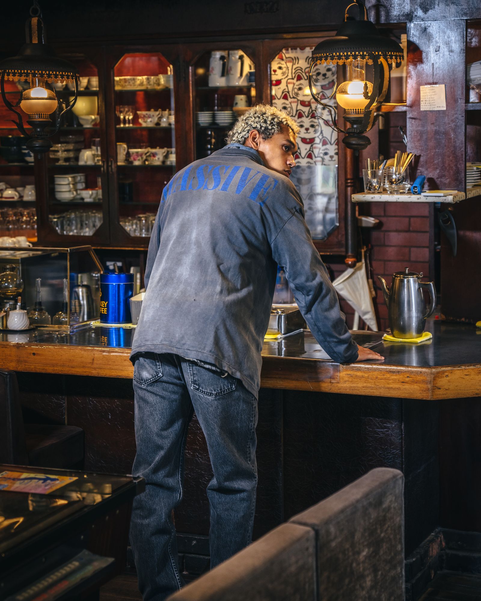 SAINT M×××××× - SM-A23-0000-011 / L/S TEE / MASSIVE / ロンT