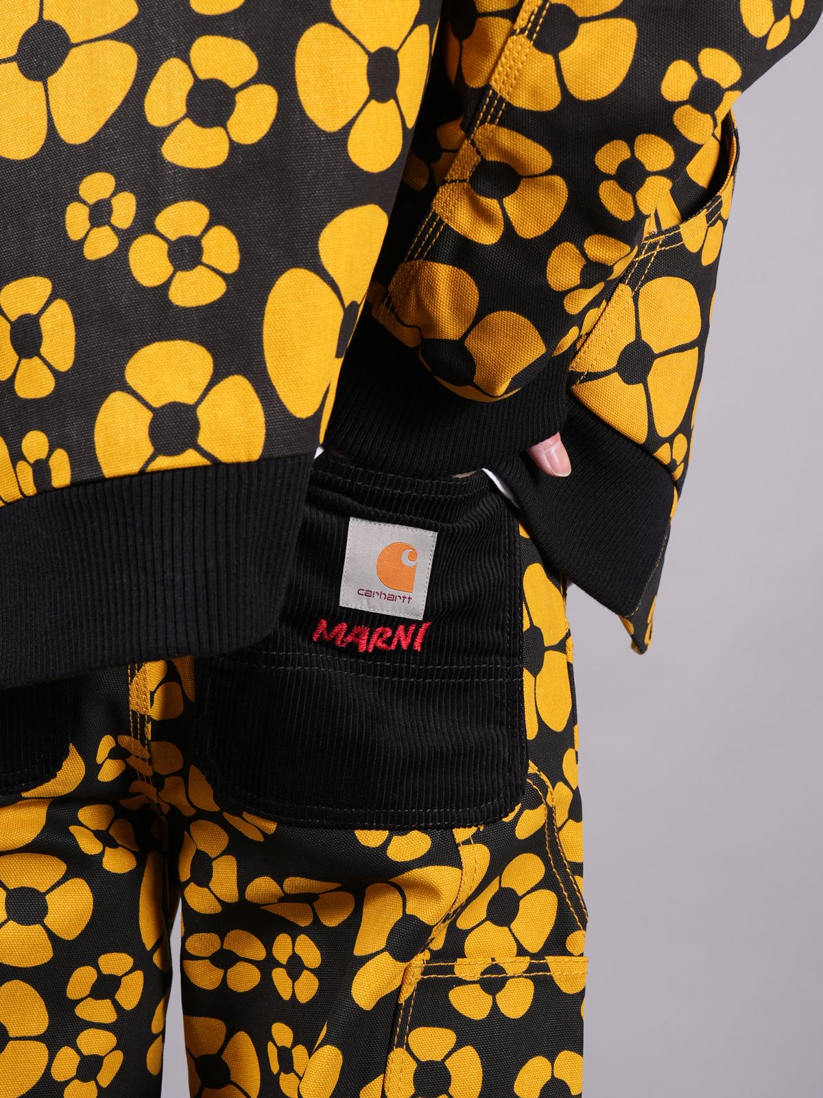 MARNI - 【ラスト1点】 MARNI X CARHARTT WIP - YELLOW FLORAL