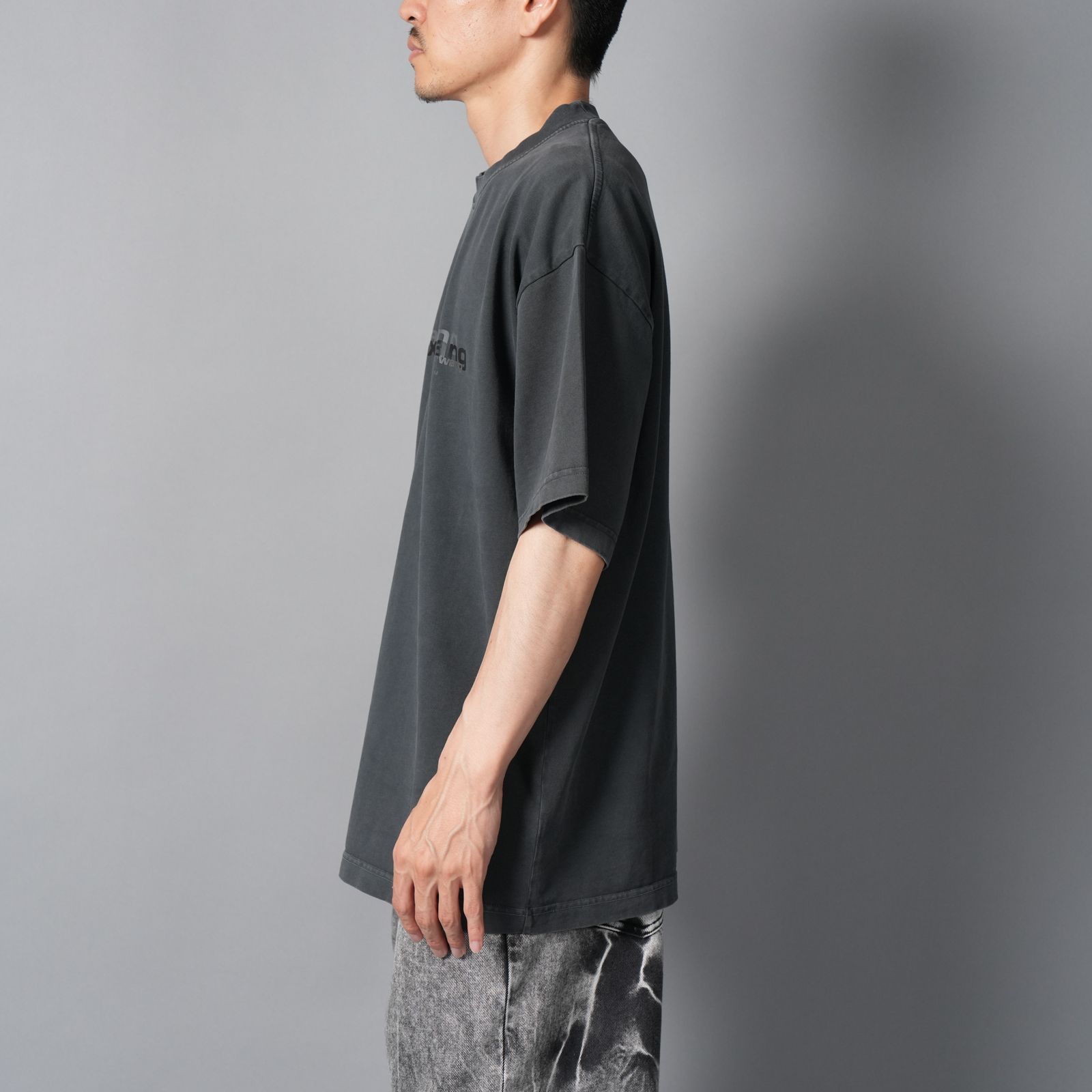 alexander wang - 【ラスト1点】SHORT SLEEVE T-SHIRT / ブラック