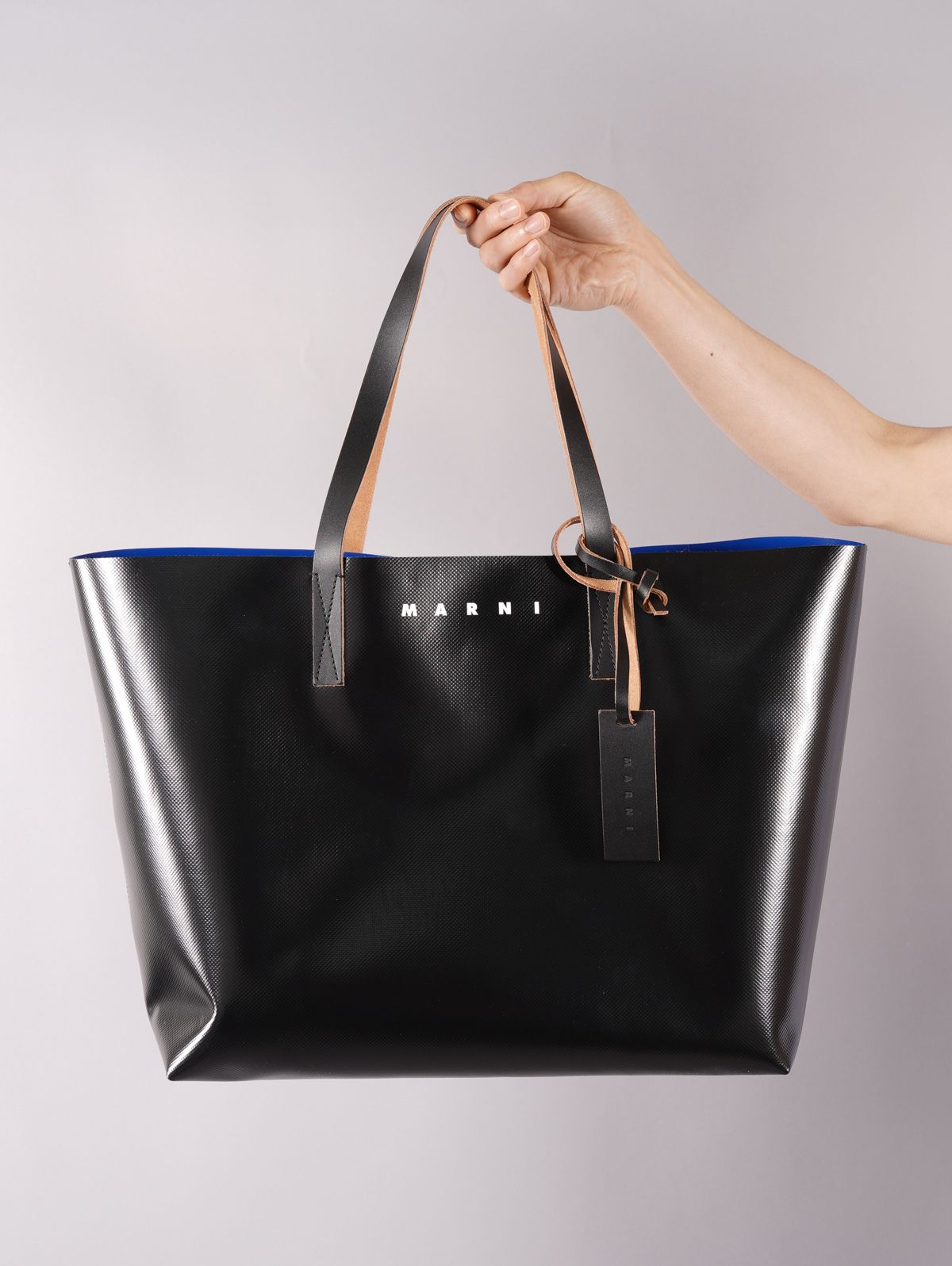 MARNI - 【ラスト1点】 PVC ショッピングバック / 横長トートバッグ