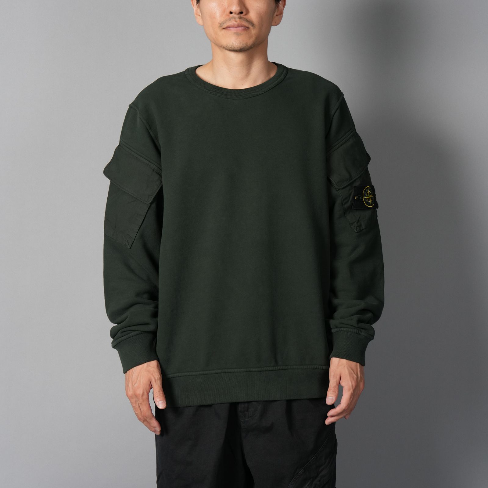 STONE ISLAND - 【ラスト1点】6100008 / BRUSHED ORGANIC COTTON