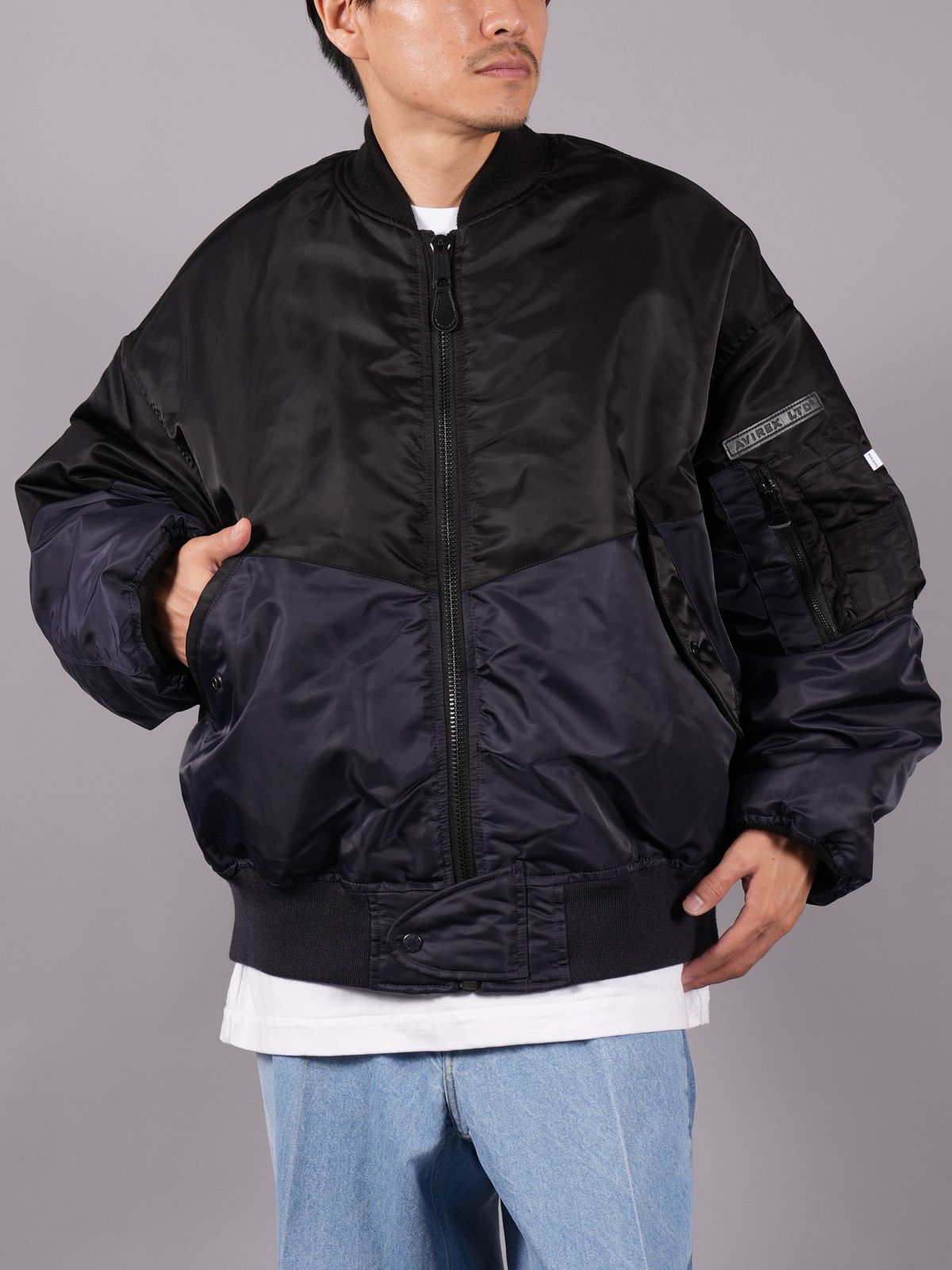 FACETASM - 【ラスト1点】【限定】FACETASM x AVIREX PATCHED MA-1