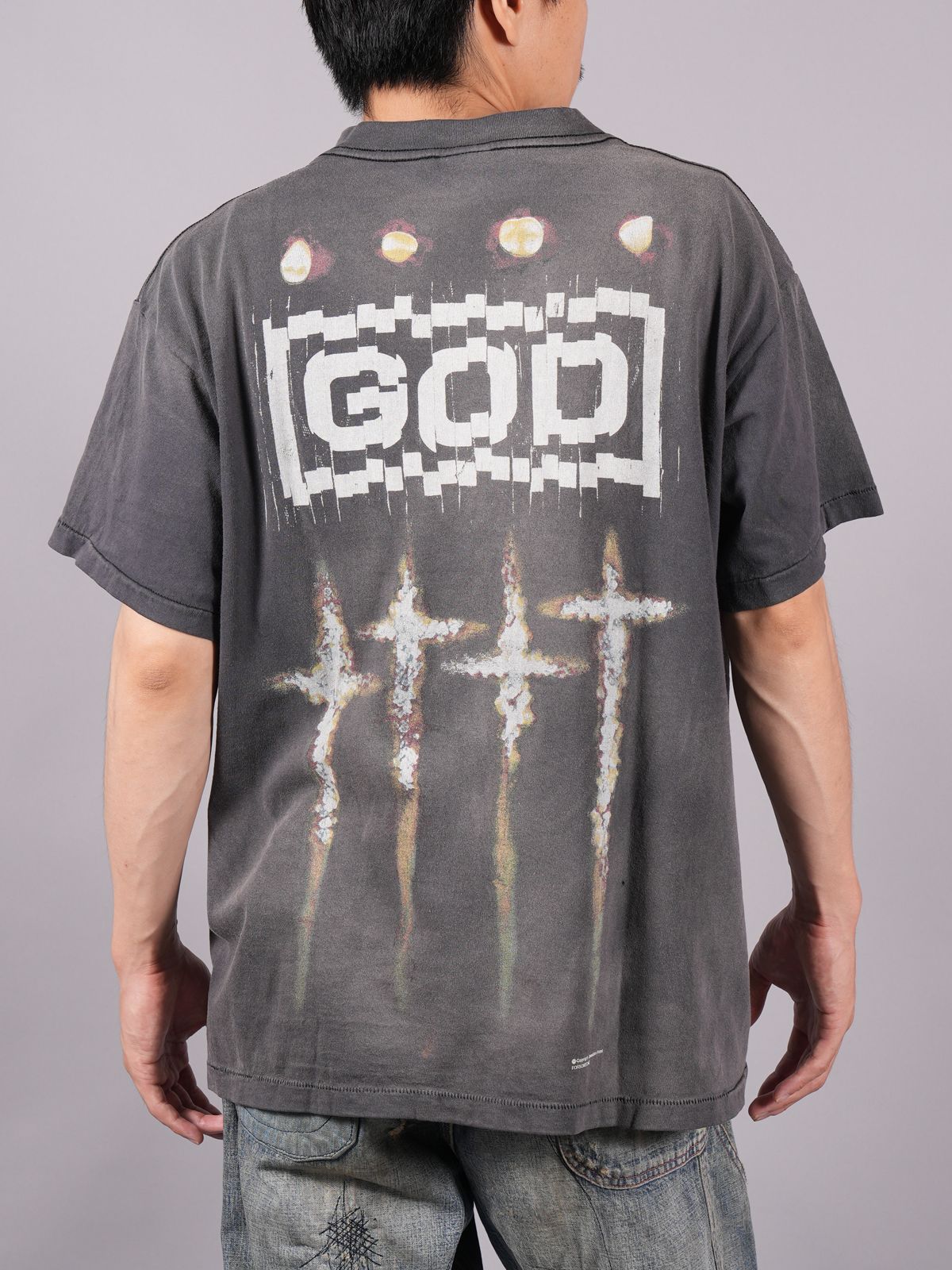 SAINT M×××××× - 【限定】SM-A23-0000-C09 / FS_SS T-SHIRT / GOD / T