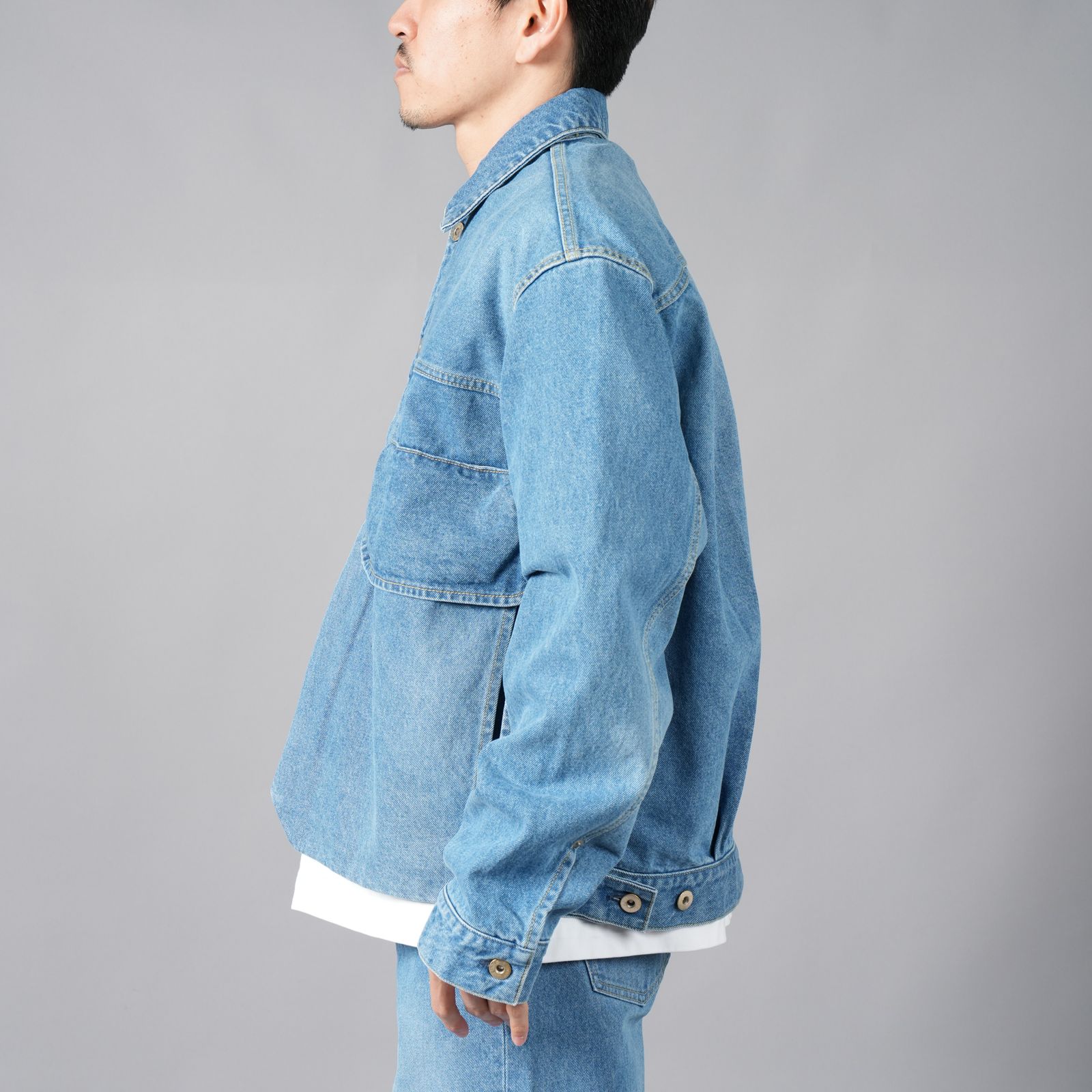 NTN - POCKET DENIM JACKET / ポケットデニムジャケット (ウォッシュド