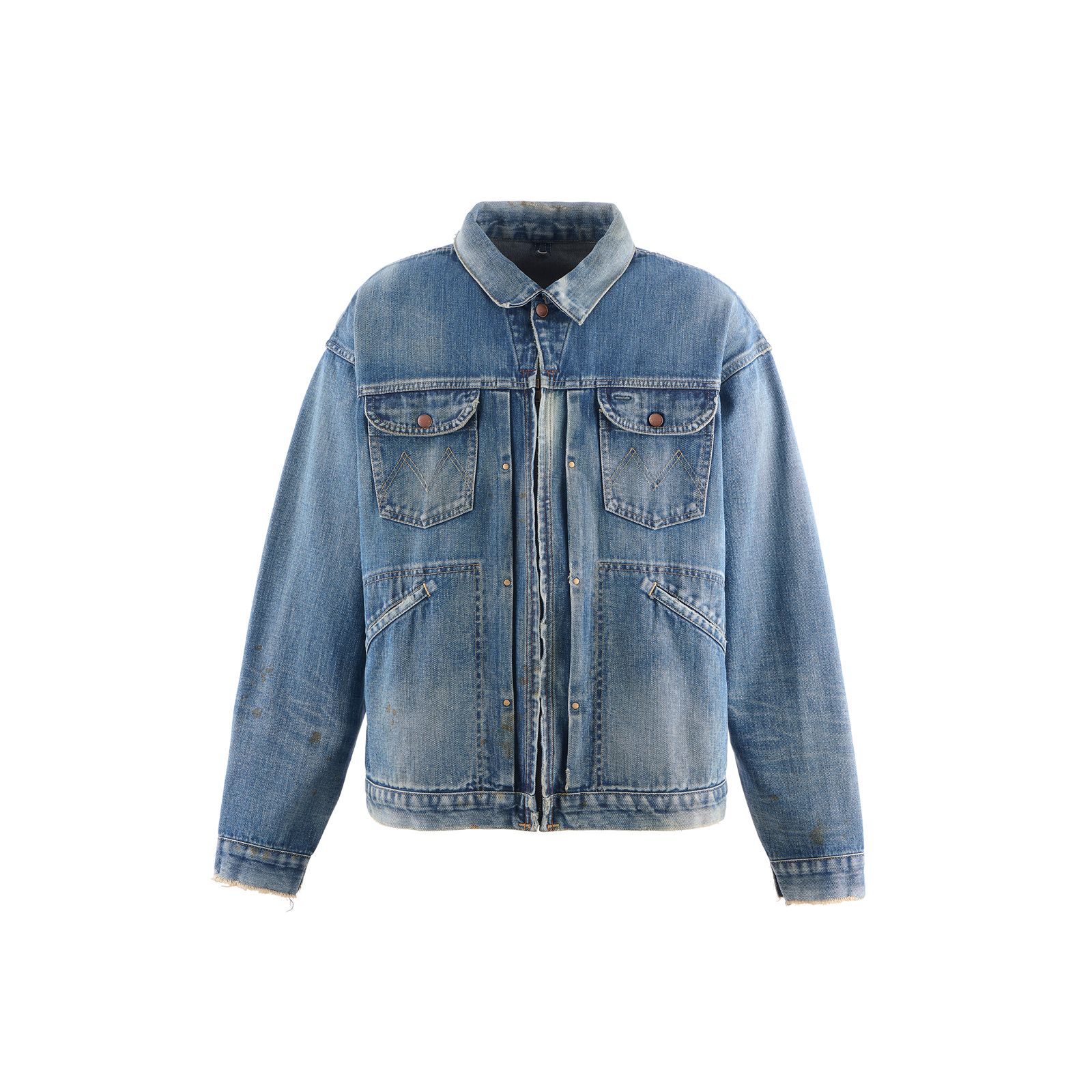 SAINT M×××××× - SM-HR1-0000-080 / DENIM JACKET / M / BLUE / デニム