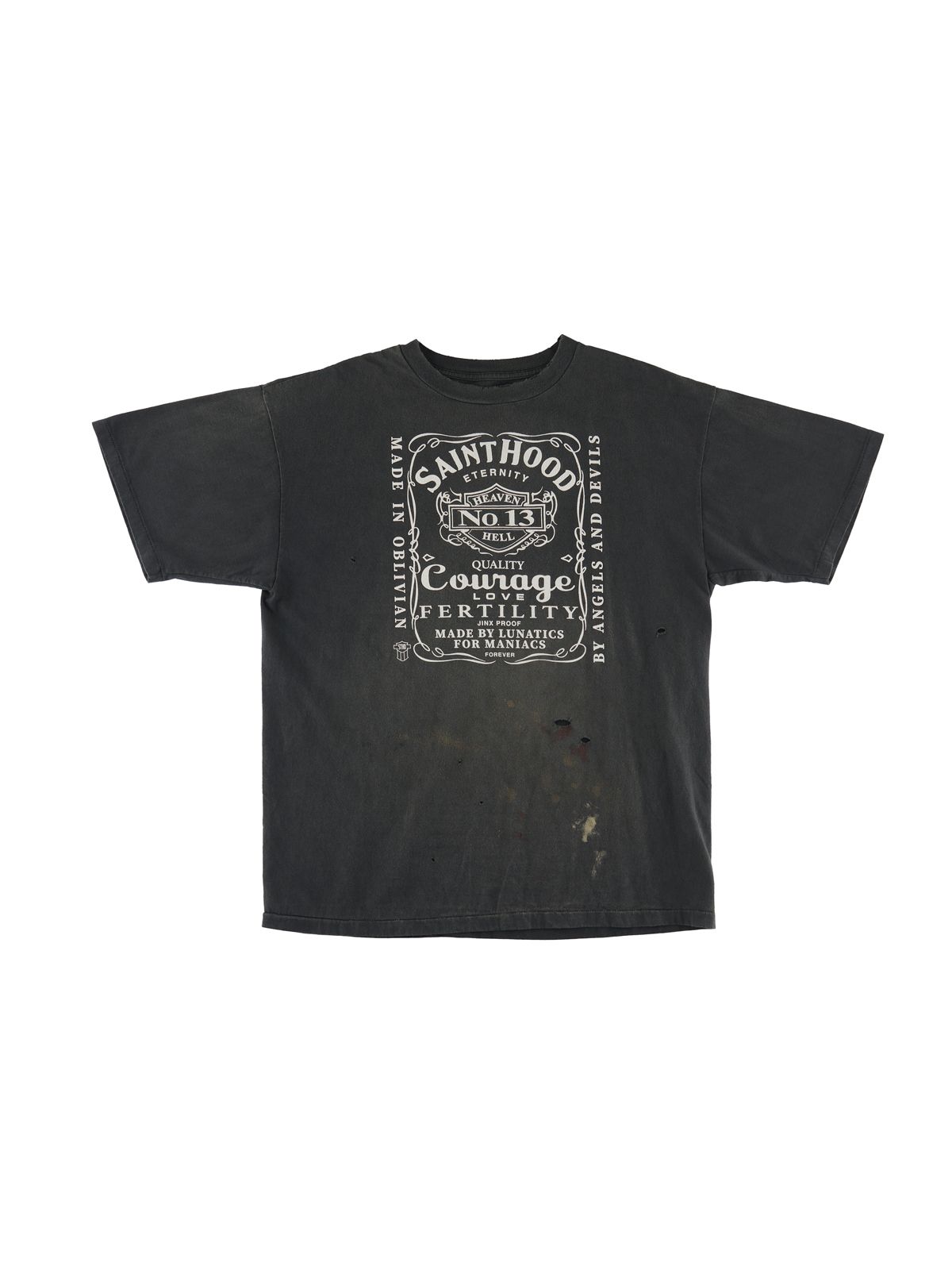 SAINT M×××××× - 【限定品】 SM-S23-0000-116 / NH/SS TEE / SKULL