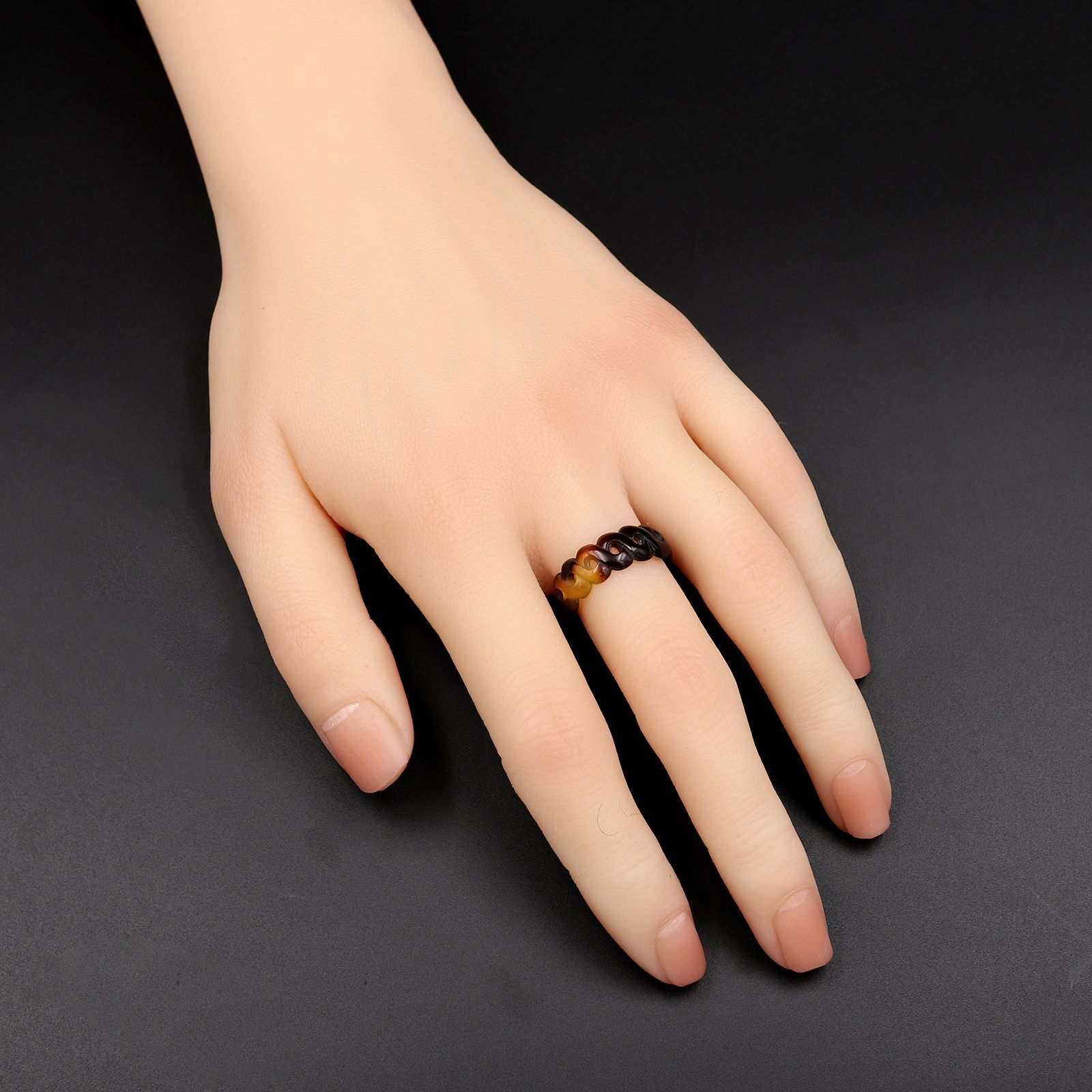 本べっ甲編み込みデザイン」リング ヨーロッパ | corne/コルネ