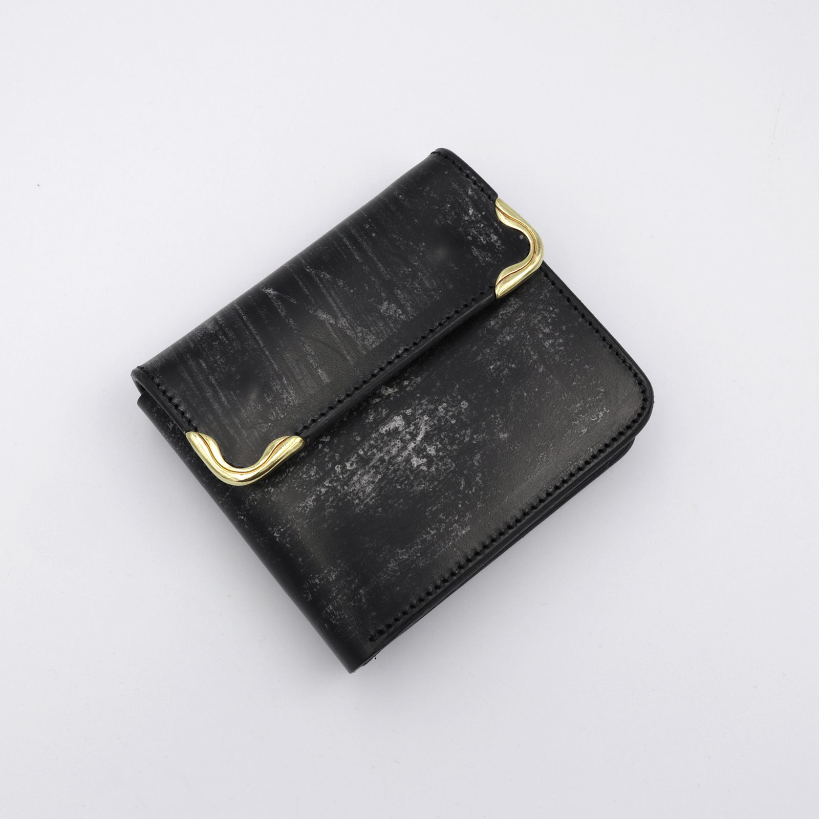 池之端銀革店 - 【Cramp】2つ折りウォレット UKブライドルレザー