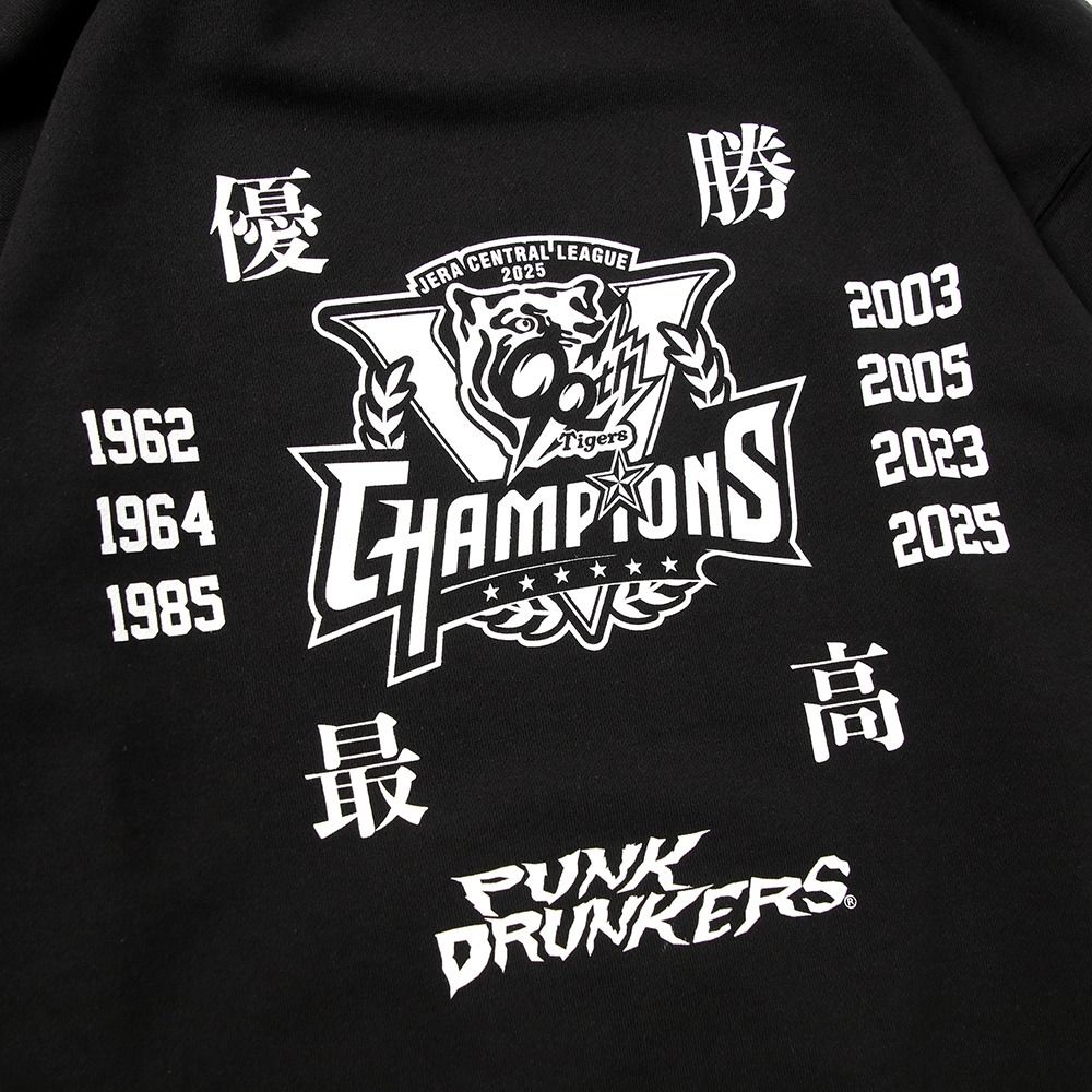 PUNK DRUNKERS - ［PDSx阪神タイガース］2025リーグ優勝記念パーカ | DOLL