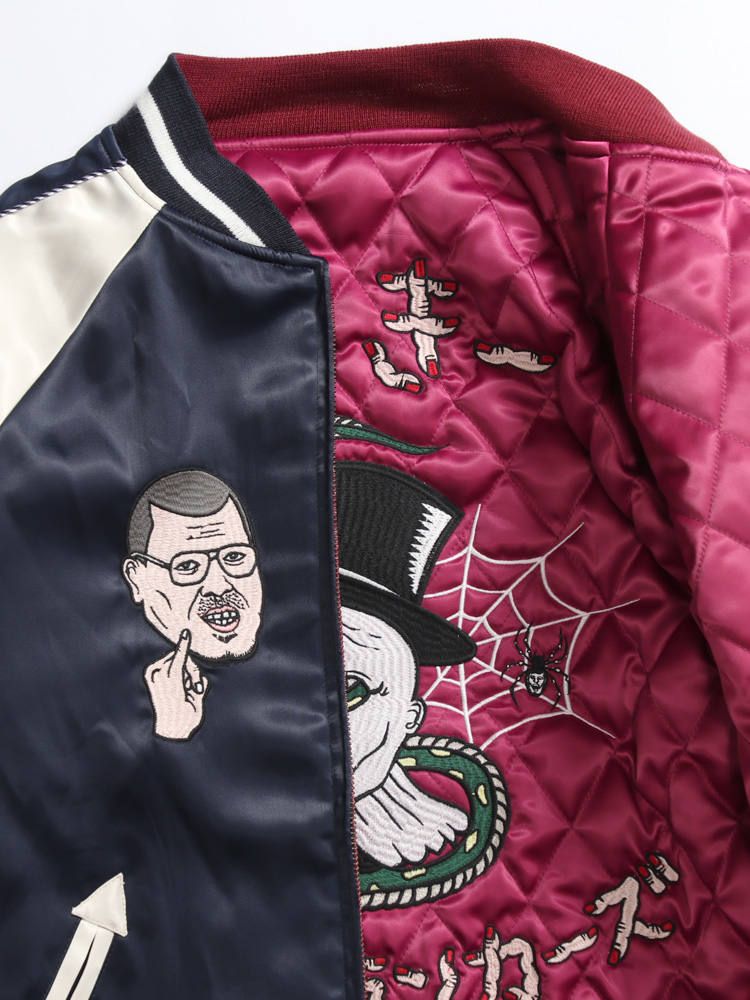 PUNK DRUNKERS - 【PDSx野性爆弾】くっきースカジャン | DOLL