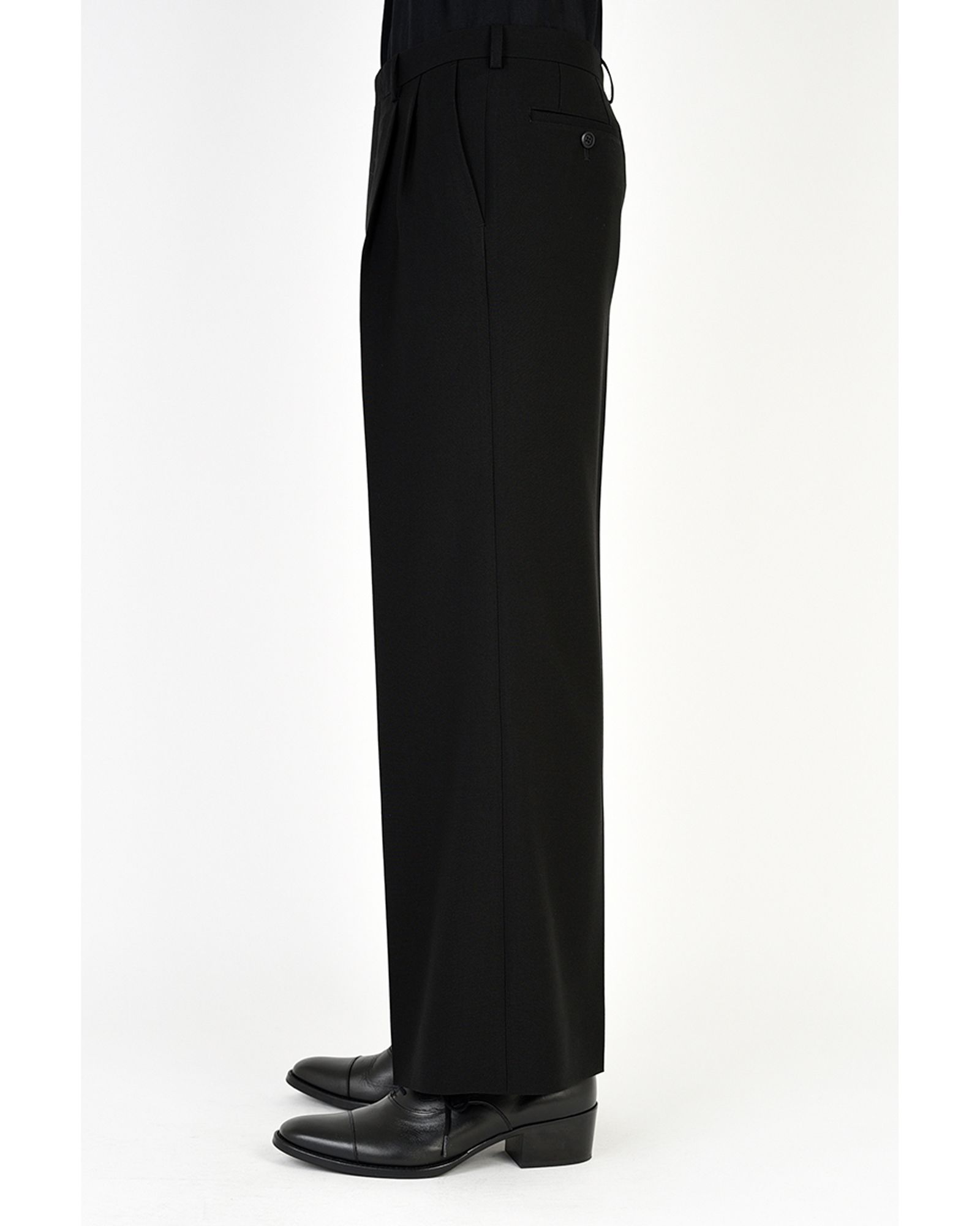 LAD MUSICIAN - 2Tuck Tapered Wide Slacks | fakejam LAD MUSICIAN 2