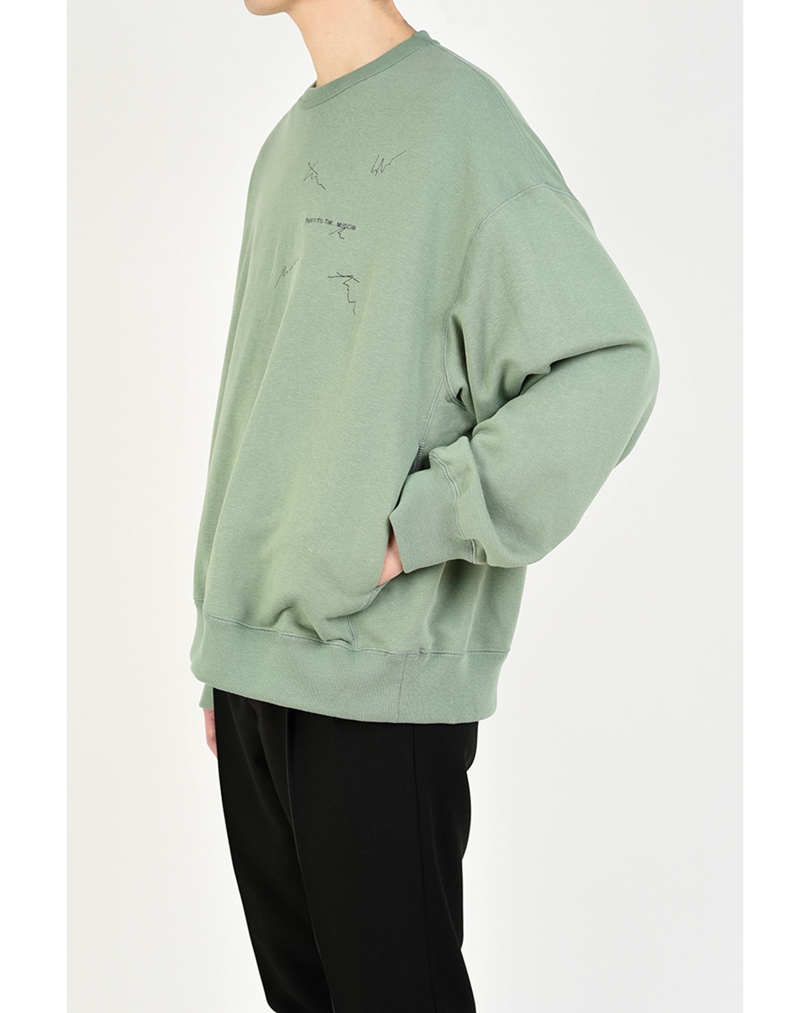 LAD MUSICIAN - Crew Neck Big Pullover | fakejam