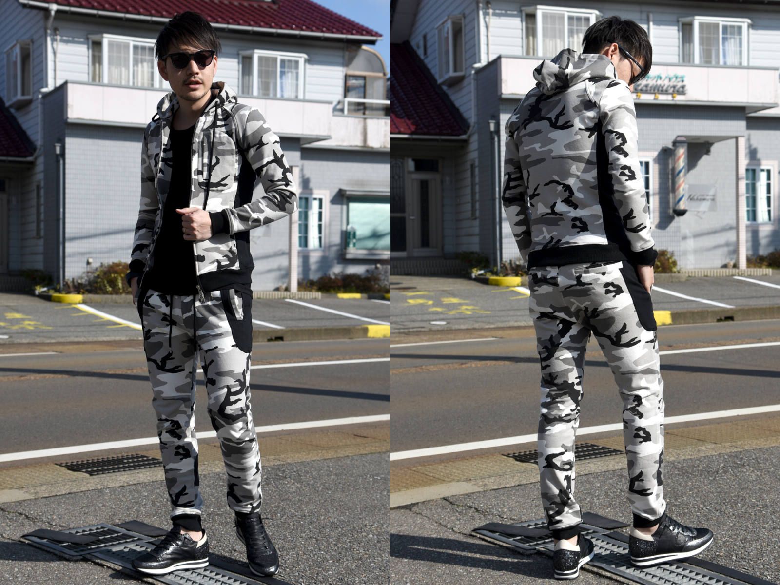 AKM STRETCH JERSEY SOLID W RIDERS最強スエット 16ss AKM・最強
