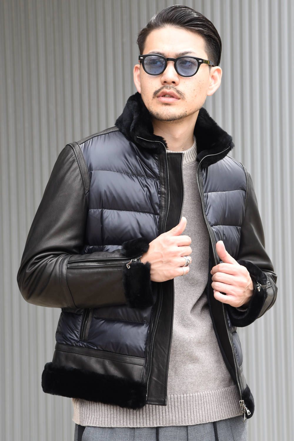 EMMETI - BOOKER (ブッカー) / ムートン / ナイロン / ラムレザー