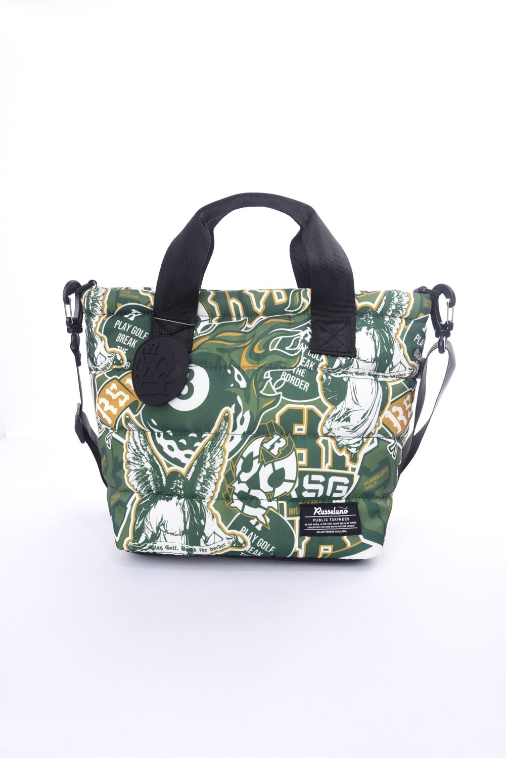 RUSSELUNO - PADDED CART BAG / カートバッグ (ブラック) | GOSSIP GOLF